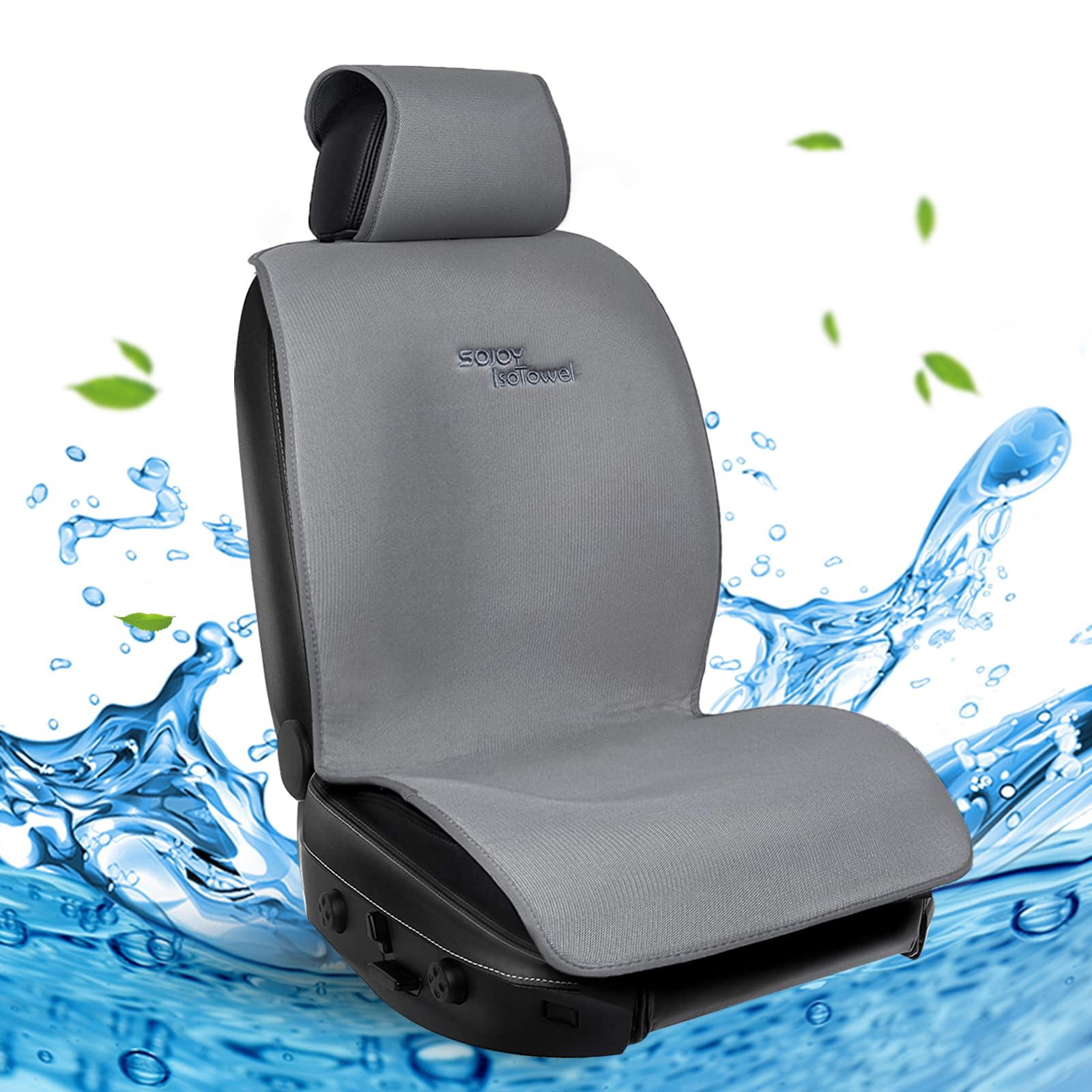Sojoy Isotowel Car Seat Cover,Microfiber Seat Towel,With Quick-Dry Material And Non-Slip Back,Car Seat Protection For All Workou