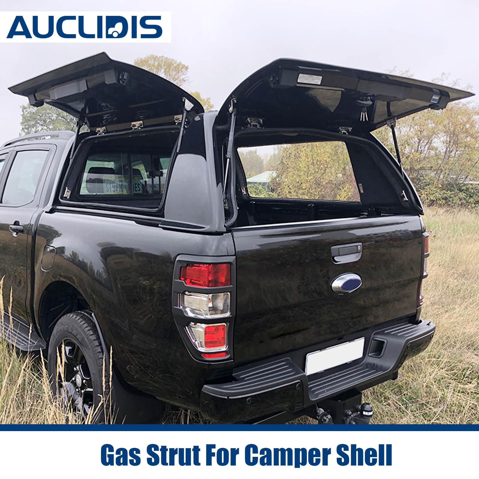 C1615645 17 Inch 20Lb/89N Gas Strut Shock Spring Lift Support For Leer Camper Shell Truck Topper Cap Canopy Door Window Toolbox