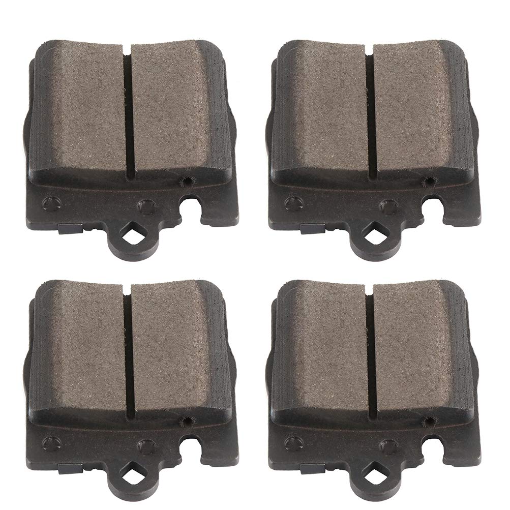 Cciyu D876 Ceramic Rear Brake Pad Set For Mercedes-Benz C230,C240,C280,C3,C350,Clk3,Clk350,Clk430,E300,E3,E4,E430,Slk280,Slk300,