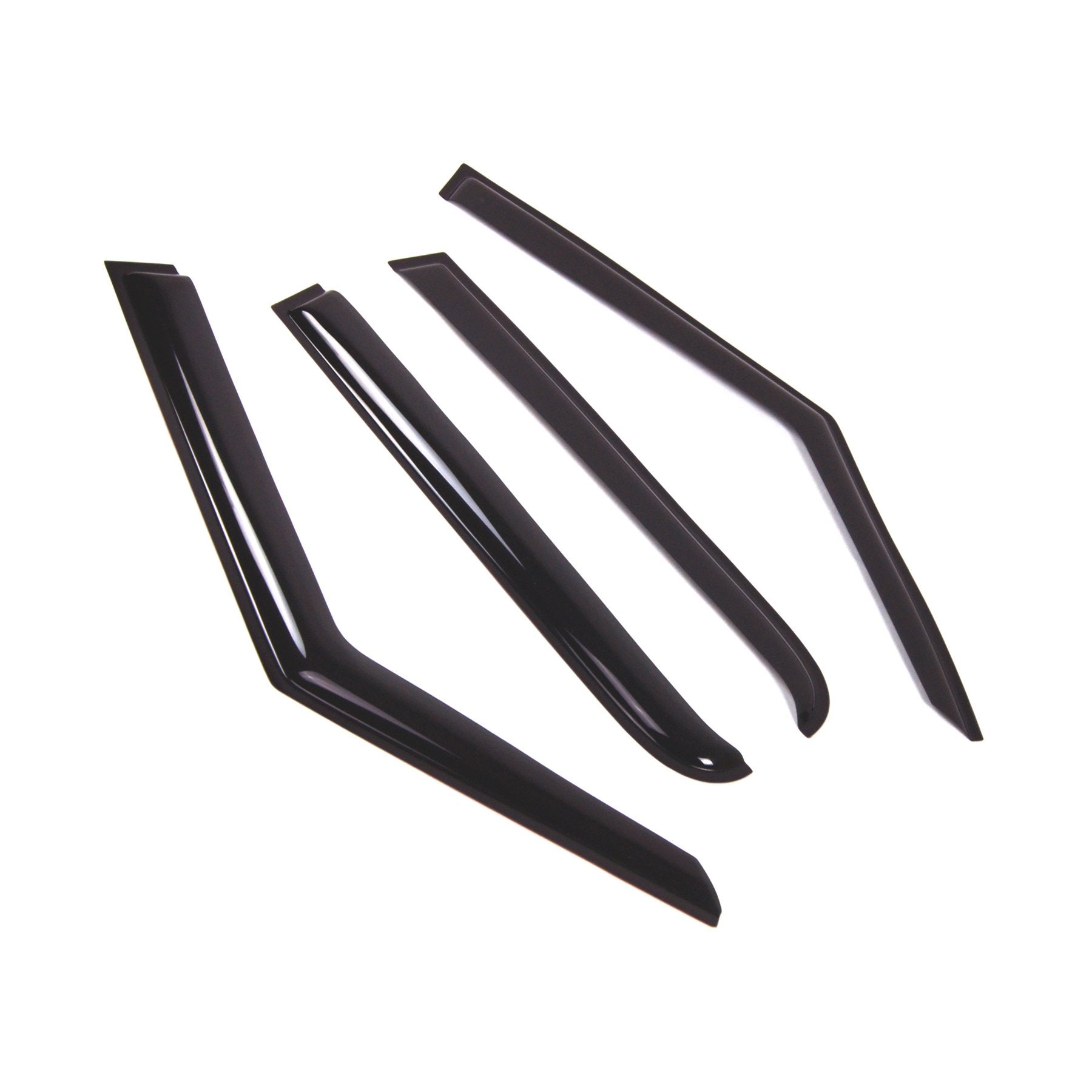 Tuningpros Wd2-684 Dark Smoke 4 Pcs Set Window Visor (Outside Mount) Deflector Rain Guard Compatible With 2011-2015 Mini Country