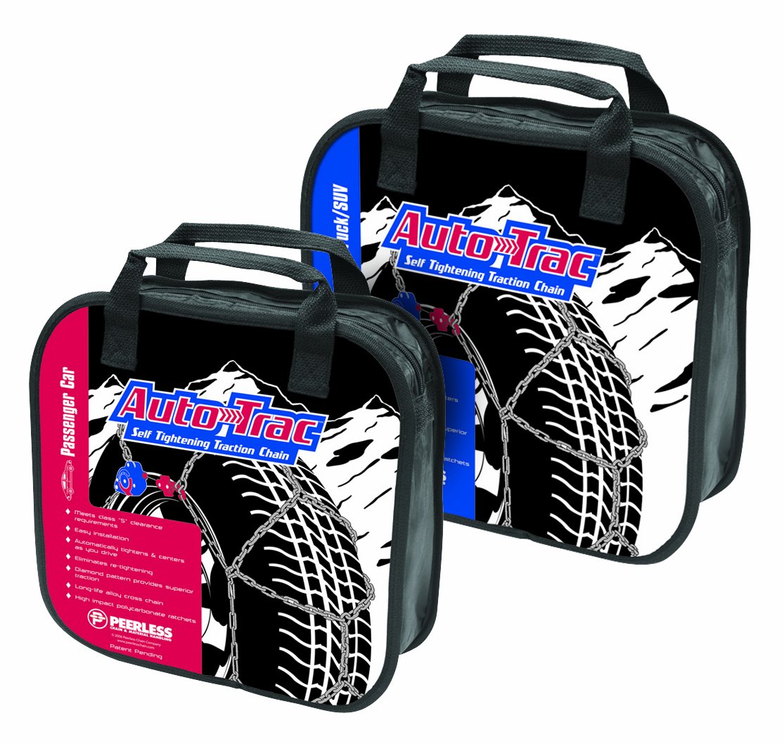 Scc Peerless 0232105 Auto-Trac Light Truck/Suv Tire Traction Chain - 2 Count (Pack Of 1)