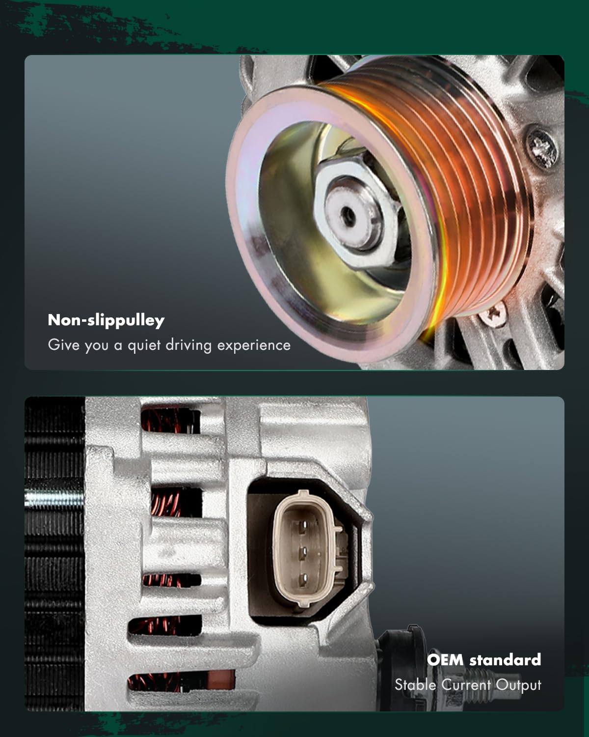 SCITOO Alternator Fits for Nissan 350Z 07-09, 370Z 09-10 & for Infiniti M35 09-10, Q50 14-15, Q70 14-19, 3.5L 3.7L- 12V 150Amp C