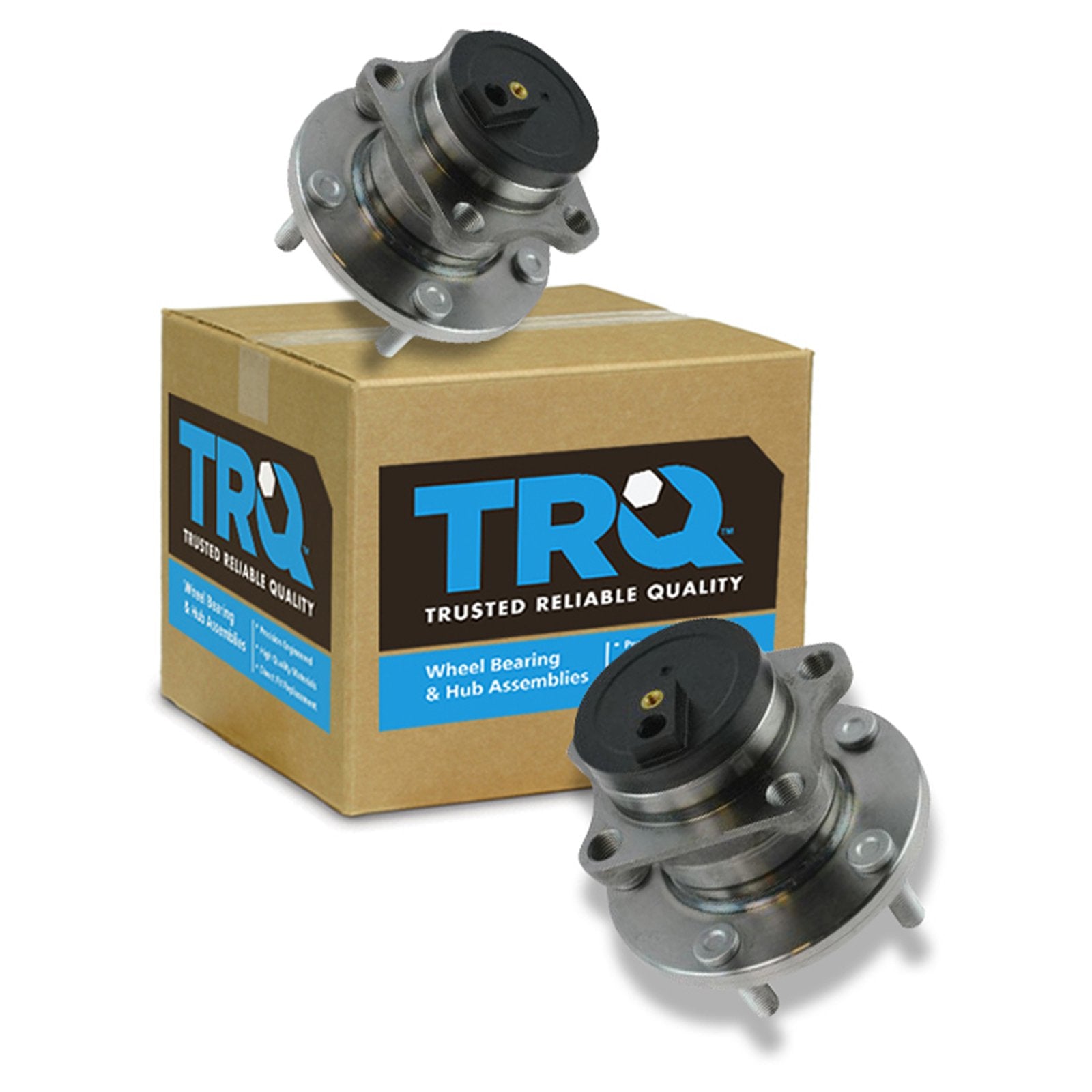 Trq Rear Wheel Hub Bearings Assembly Set Compatible With 2007-2015 Mazda Cx-9