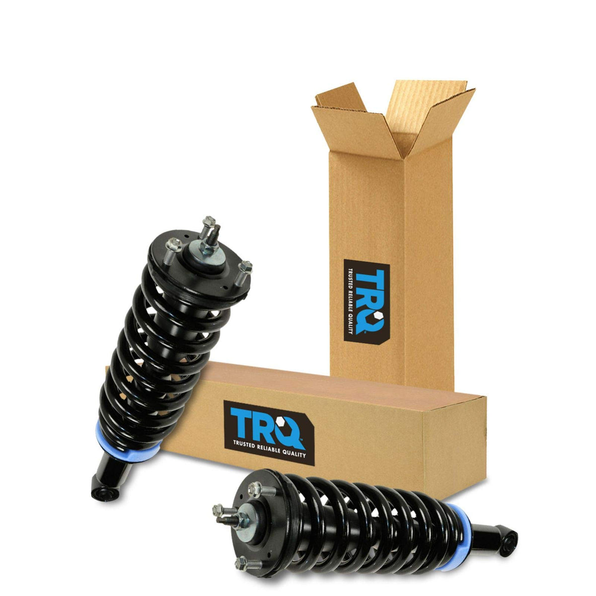 Trq Front Strut & Coil Spring Assembly Set Driver & Passenger Sides Compatible With 01-07 Toyota Sequoia