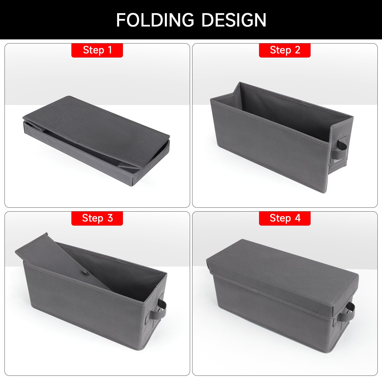 Nuswor Upgrades Cd Storage Box - Perfect Cd Case Storage Solution, Stackable Cd Organizer With Lid, 2Pack Cd Holder 14.37 X 5.5