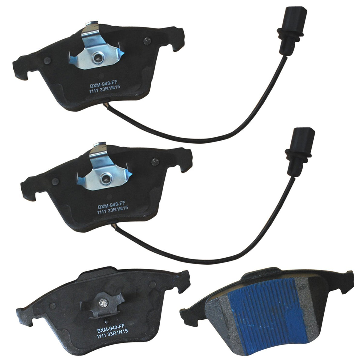 Bendix Premium Sbm1111 Semi-Metallic Front Brake Pads For Audi A4 2009-2005,A4 Quattro 2003,A4 Quattro 2009-2005,A6 2011-2005,A6
