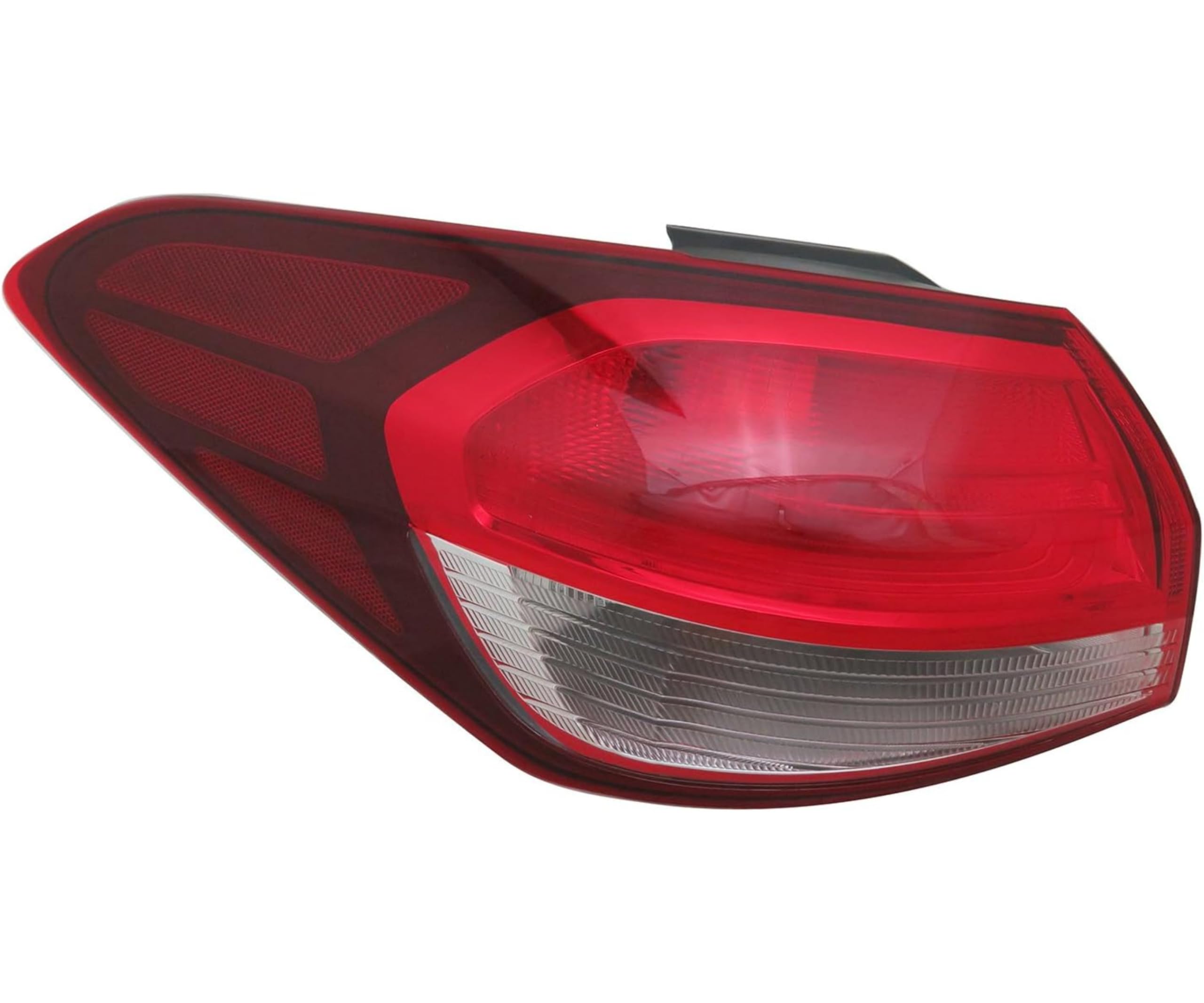 Alligator Auto Lights Replacement For Kia Forte Sedan 2017-2018 Halogen Tail Light Assembly With Bulbs, Left Side Outer/Driver Side Outer, Oem: 92401-B0600 / Partslink: Ki2804134 Dot/Sae Compliant
