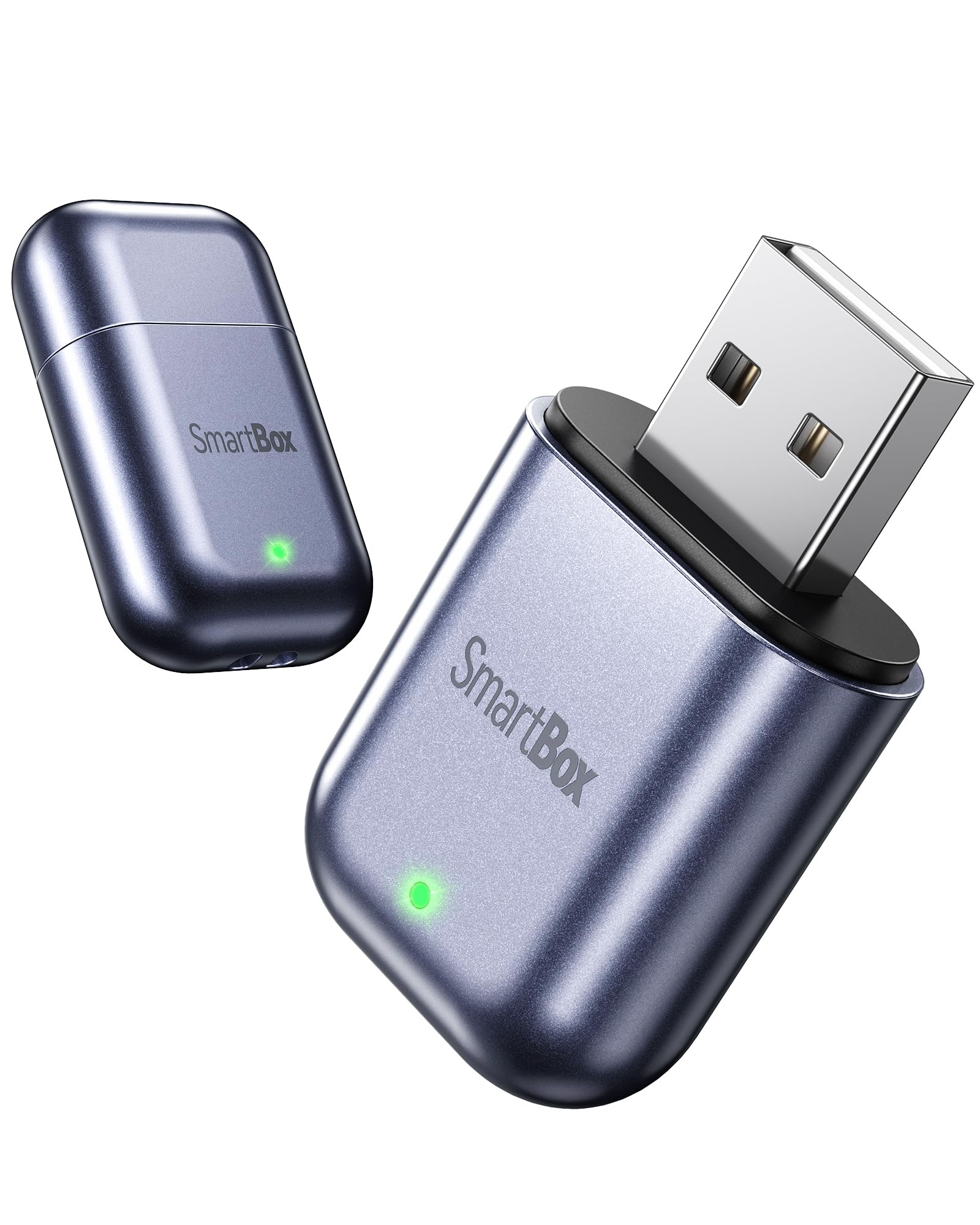 Burnt Sugar Wireless Carplay Adapter for iPhone 2026 Upgraded, UltraMini USB for Apple Car Play Convert Wired to Wireless, Stab
