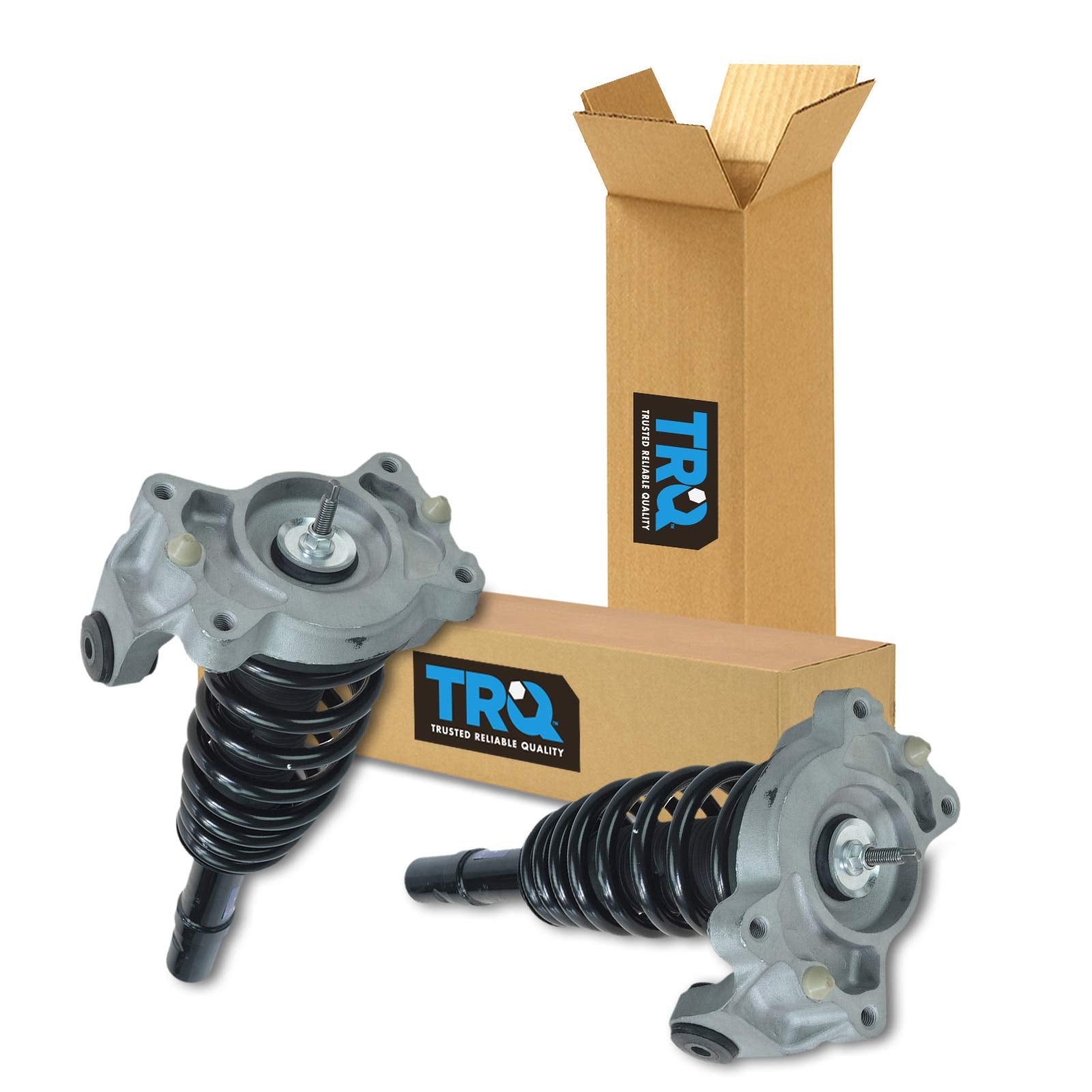 Trq Front Strut & Coil Spring Assembly Set Driver & Passenger Sides Compatible With 99-00 Chrysler Cirrus 01-06 Sebring 99-06 Do