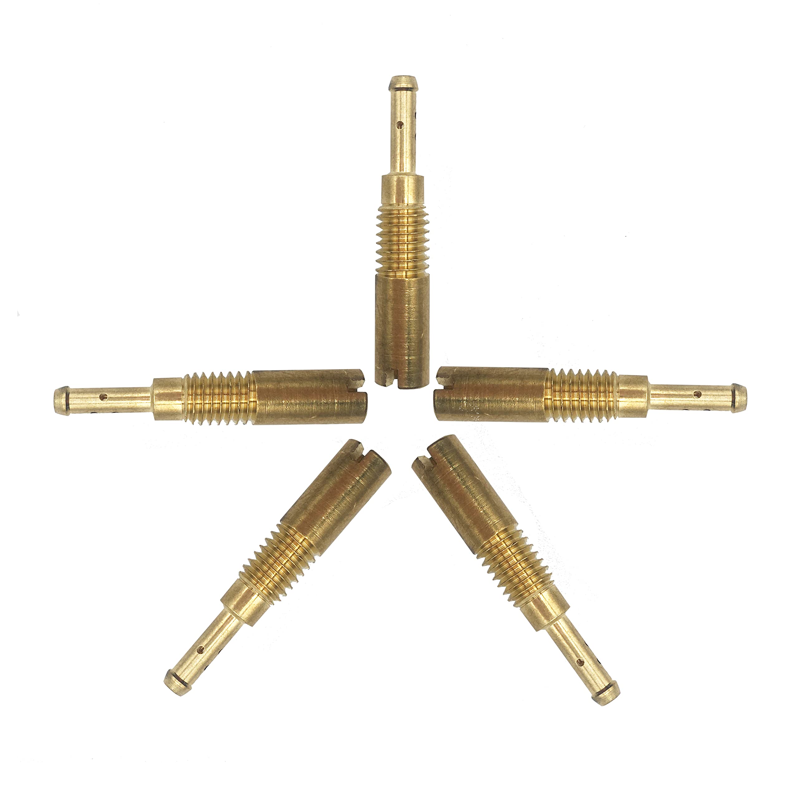 Shu.M-T N424-74C Pilot/Slow Jet,Compatible For Pz19 Pb16/18/20(Small Atv) Kawasaki Klx110 Cvkr-D Ksv700 Ltf Kfx Kvf750 Dr-Z110 Yzf-R6 Keihin Carb 5Mmx0.8Mm Thread(#40#42#45#48#50)