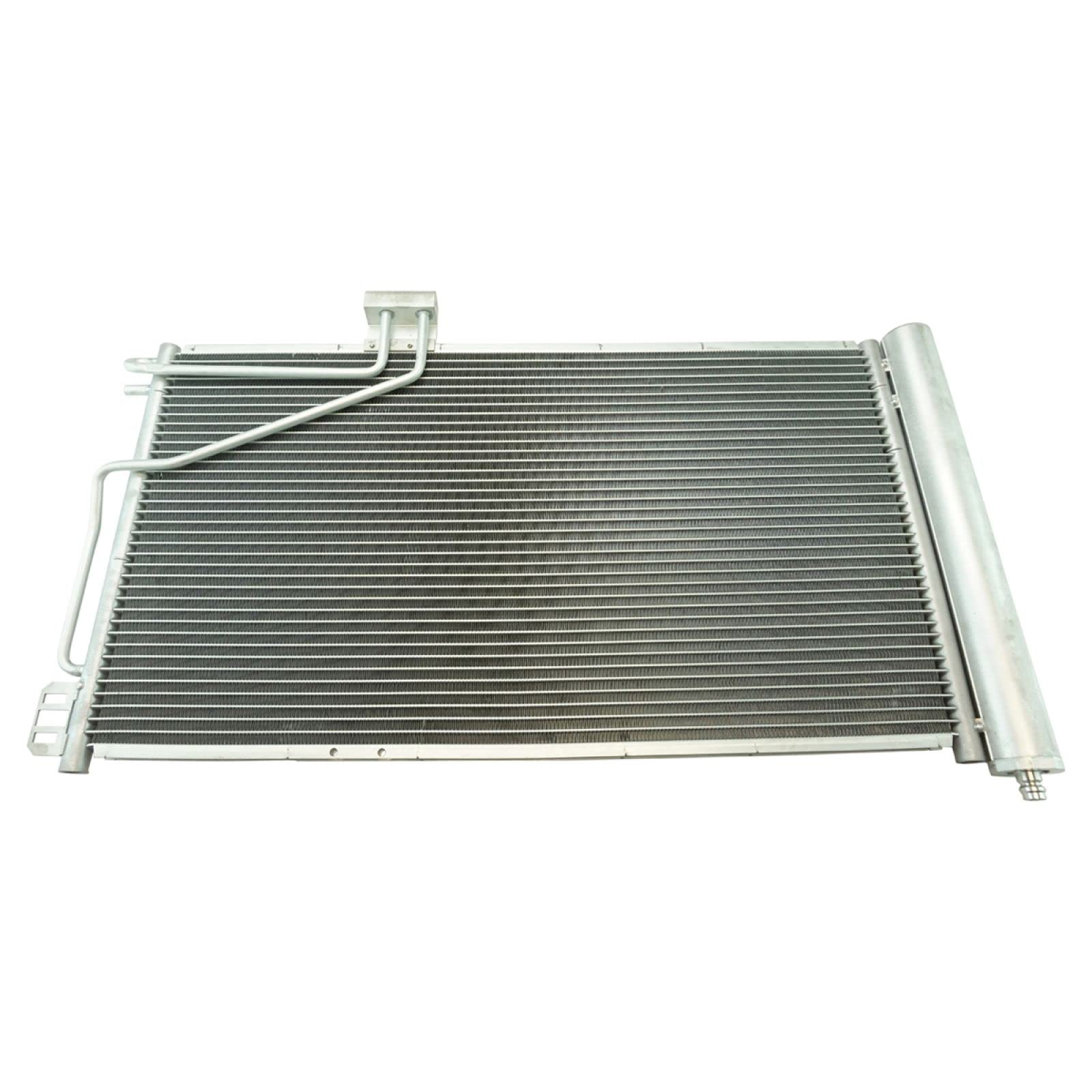TRQ AC Condenser A/C Air Conditioning w/Receiver Drier Compatible with Mercedes C CLK SLK