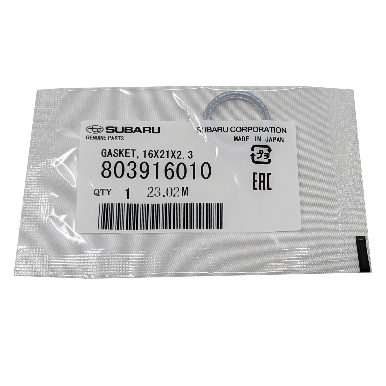 Subaru Engine Oil Filter & Crush Washer Kit, 2 Pack, Model: SubSOA6351520815, Fits Outback, Legacy, Impreza, Forester, XV, Crosstrek