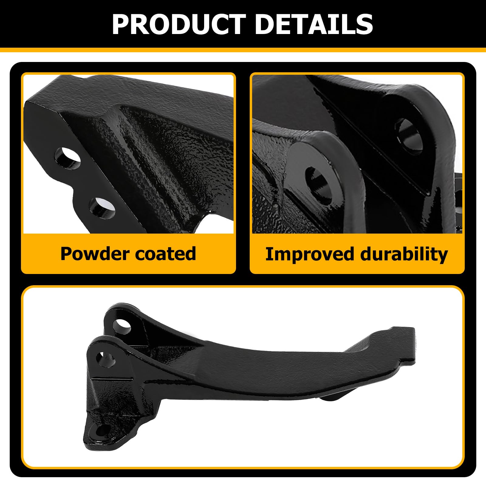 KUAFU Track Bar Relocation Bracket Compatible with 2008-2022 Ford F-250 F-350 F-450 4WD Super Duty 2-3.5'' Lift Kit Track Bar Dr