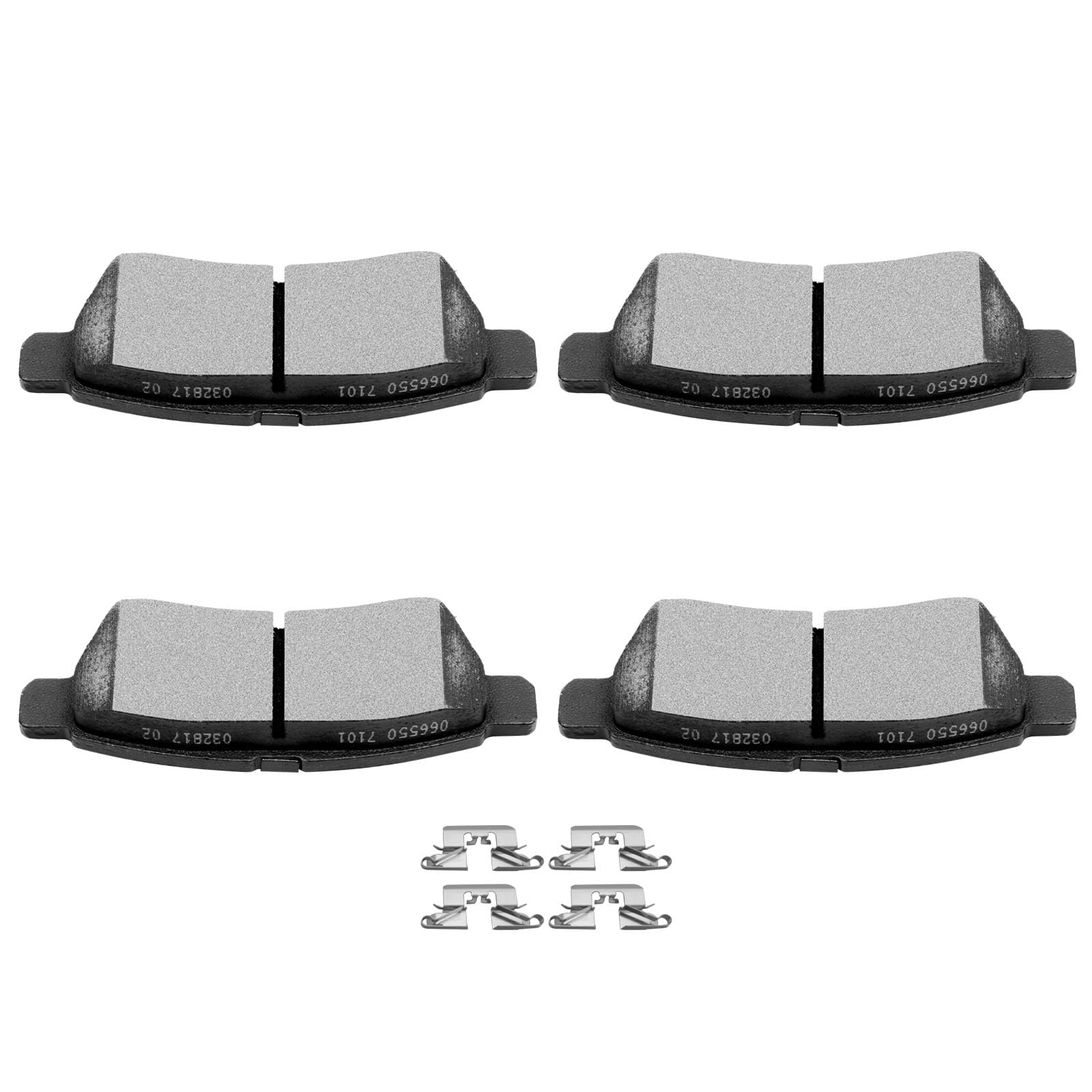 Scitoo D1100 Rear Ceramic Brake Pads Sets Fit For Nissan Frontier 2005-2019,For Nissan Xterra 2005-2015,For Suzuki Equator 2009-
