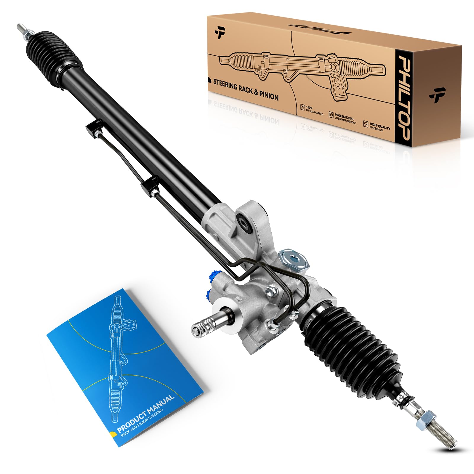 PHILTOP 26-2720 Rack and Pinion Steering Assembly For TSX 2004 2005 2006 2007 2008, 18000968-101 Power Steering Rack and Pinion 