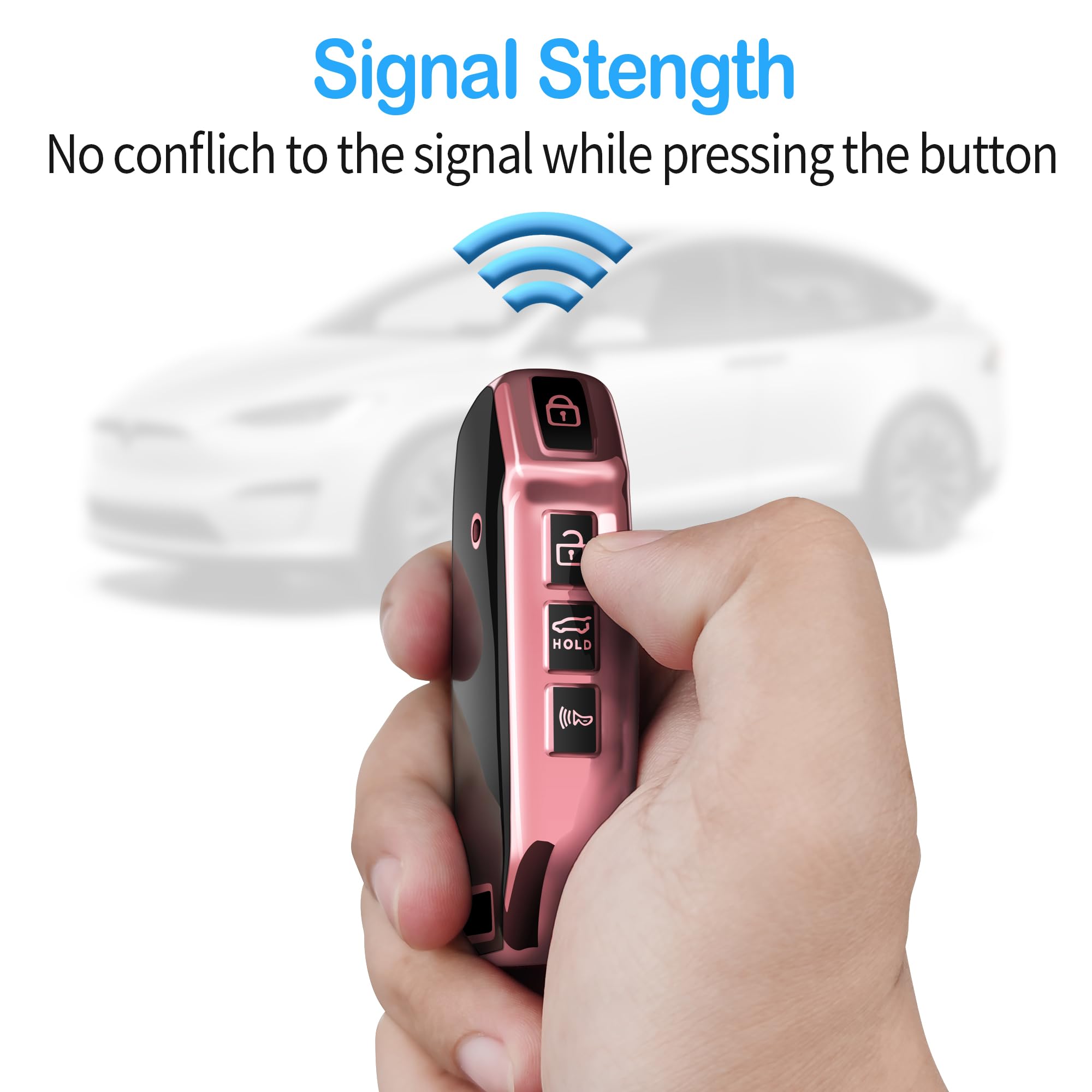 Tukellen For Kia Key Fob Cover,Special Soft Tpu Key Case Cover Protector Compatible With Cerato Ceed Forte Niro Sorento Seltos S