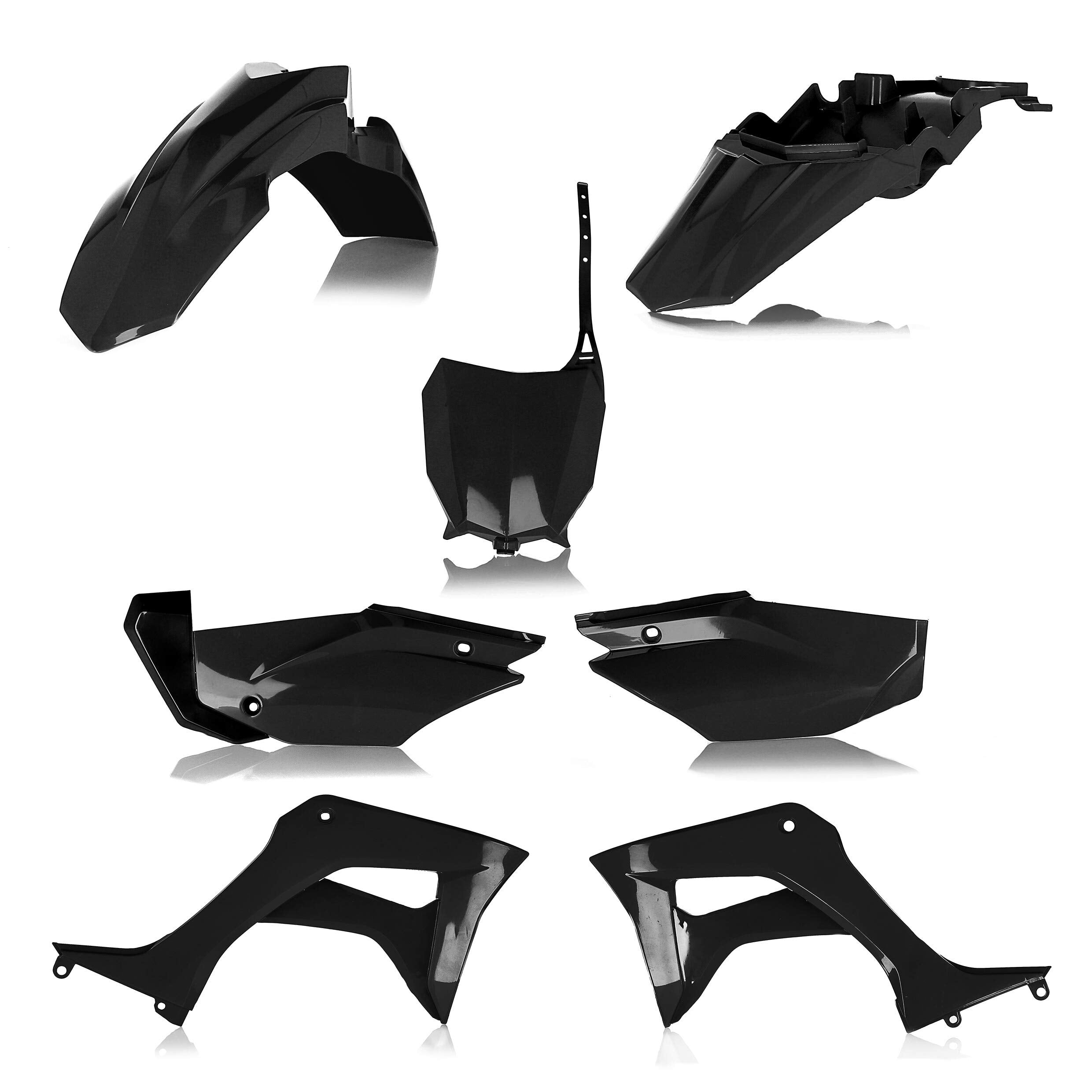 Acerbis Full Plastic Kit (Black) For 19-23 Honda Crf110F
