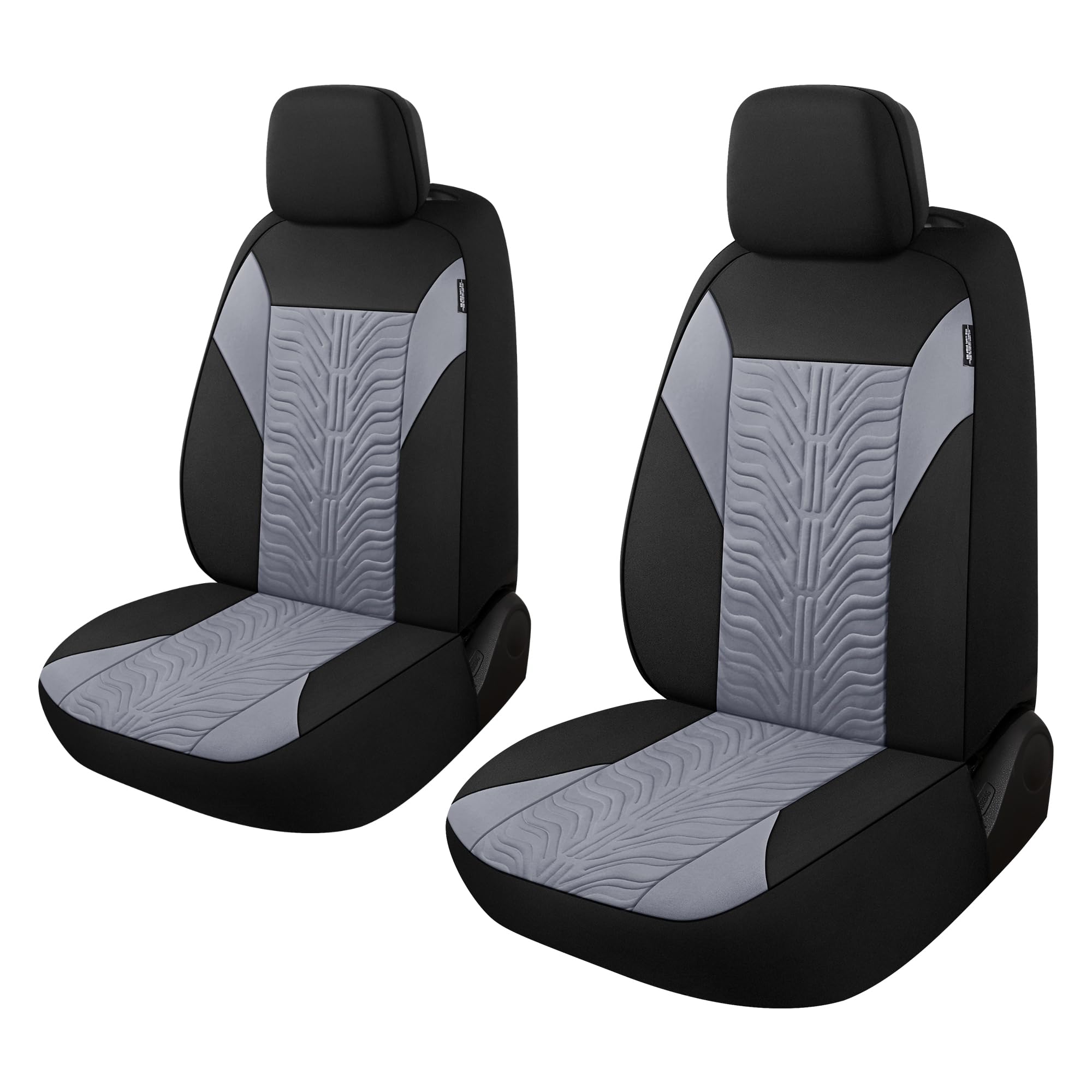 CAROMOP Car Seat Covers Front Set, Washable and Breathable Premium Cloth Seat Covers for Cars, Universal Fit for Most Car Interi