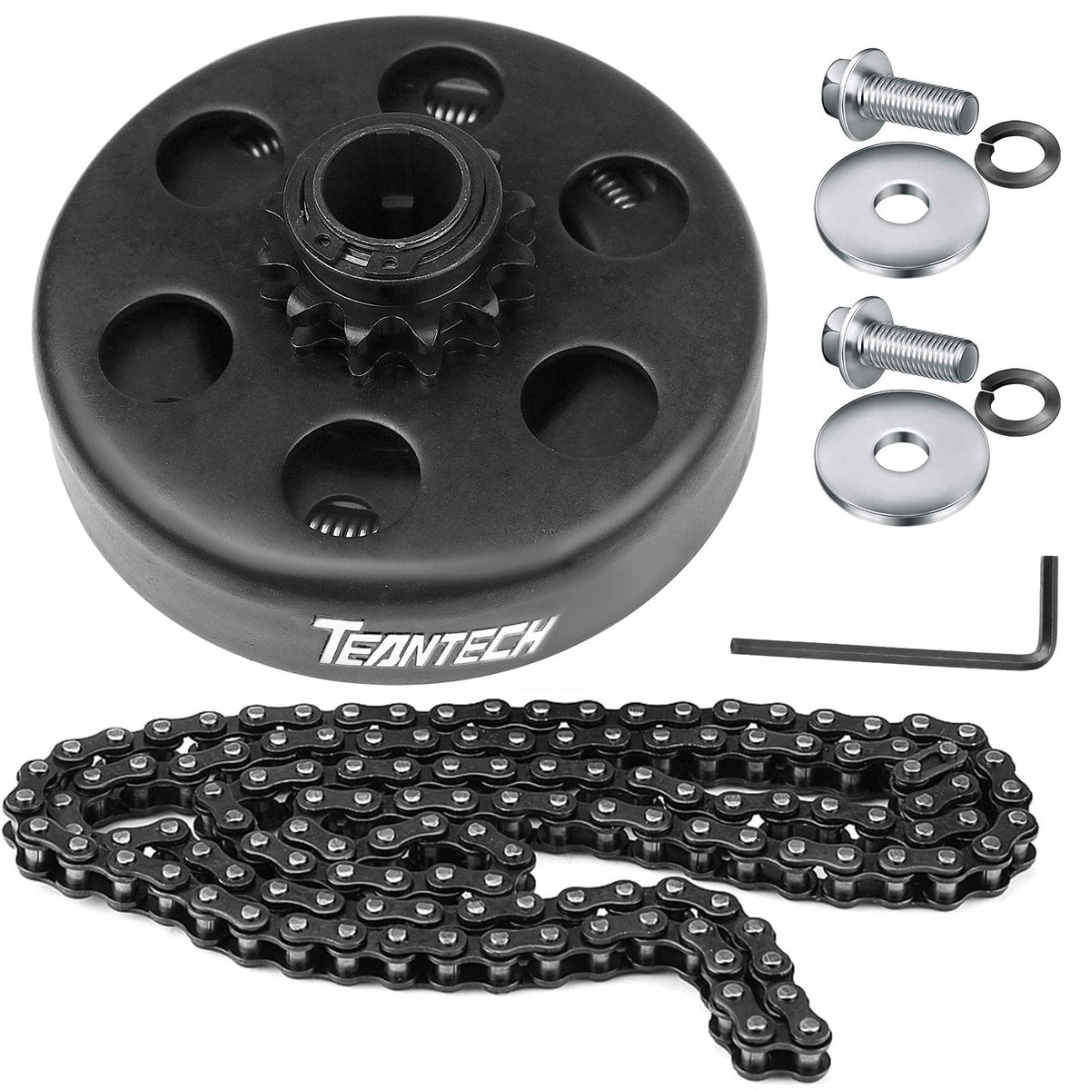 Go Kart Clutch 3/4' Bore 10T With #40 41 420 Chain For Go Kart Minibike Yerf-Dog Karts With Tecumseh