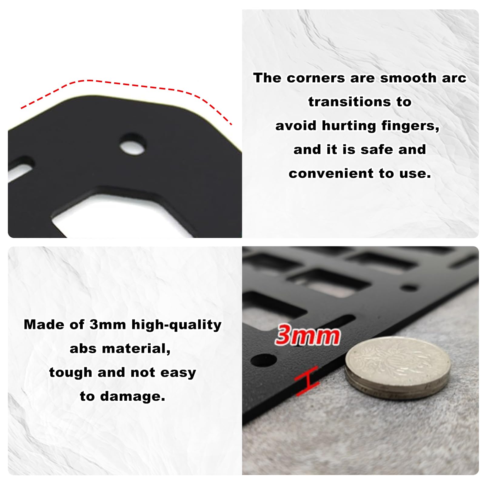 Rulline Vehicle Rigid Panel Compatible With Backpack Tactical Accessories For Car Headrest Gear Holder Molle Pouches Edc Tools