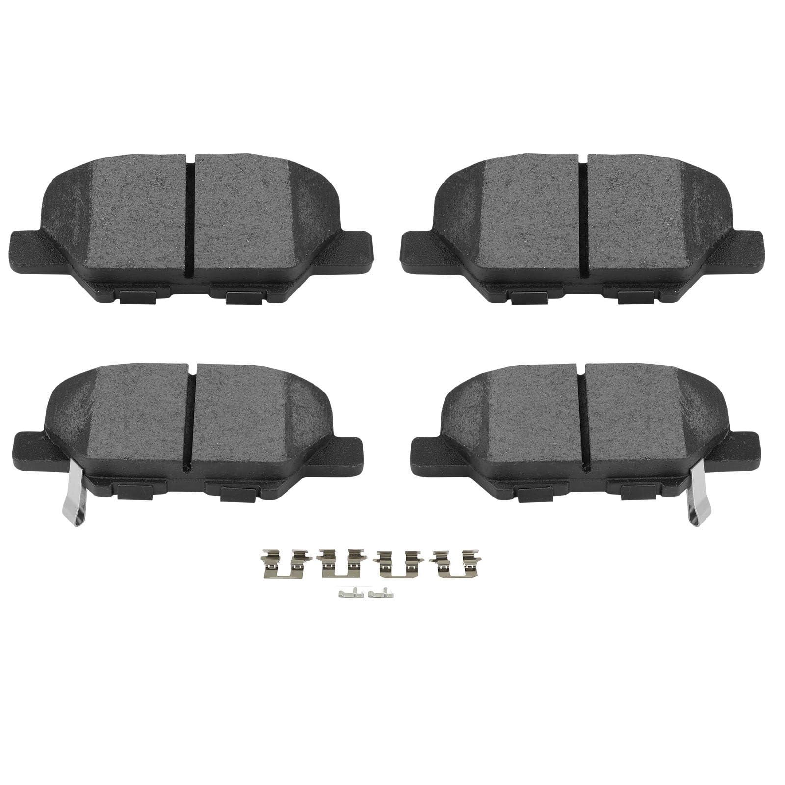 Scitoo D1679 Ceramic Brake Pads Sets Rear W/Hardware Replacement For Mazda For 3 / For 3 Sport/For 6, For Mitsubishi For Outland