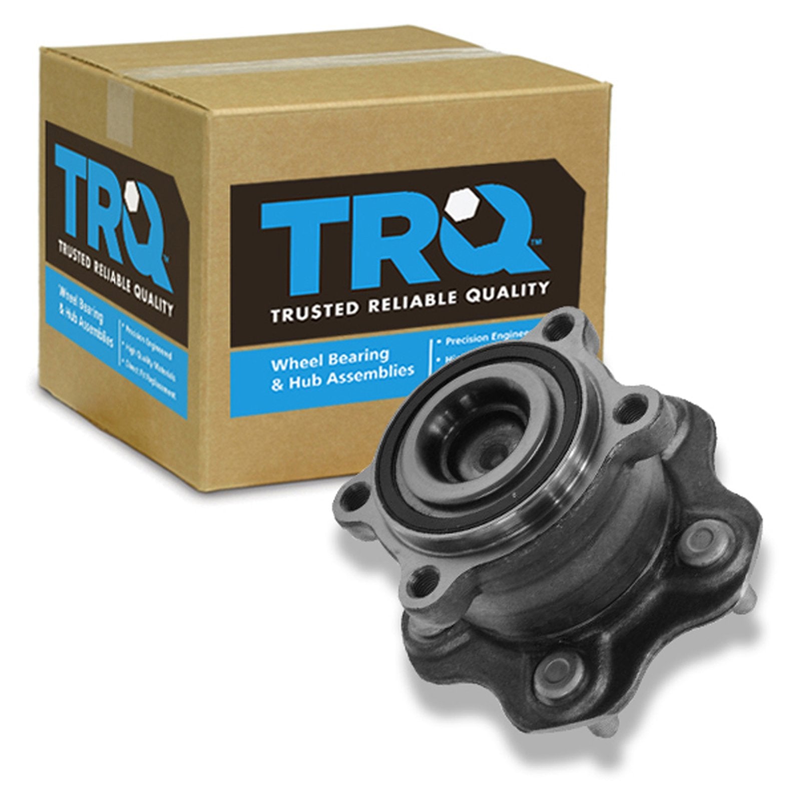 Trq Rear Left Right Wheel Hub Bearing Assembly Driver Passenger Side Compatible With 2013 Infiniti Jx35 2014-2020 Qx60 2007-2018