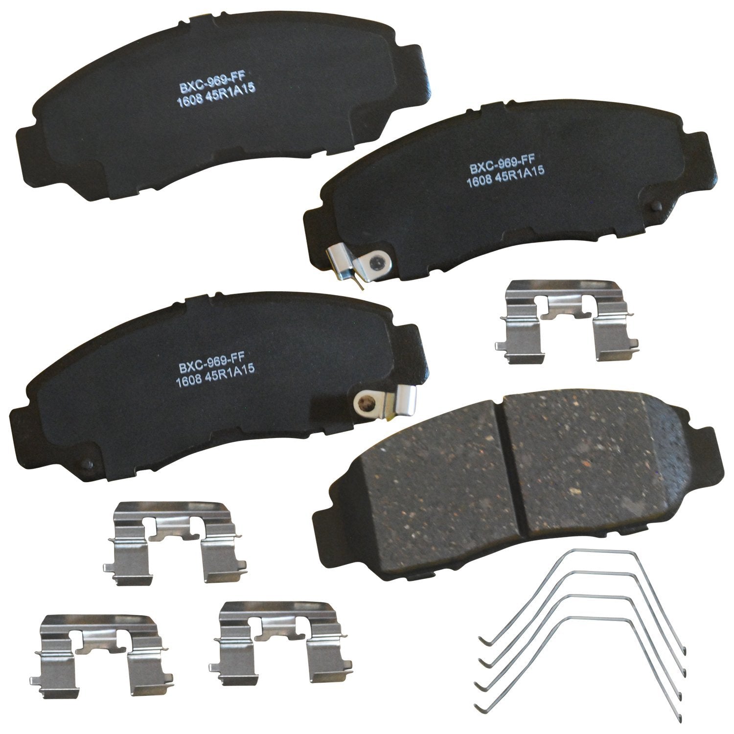 Bendix Premium Sbc1608 Ceramic Front Brake Pads For Acura Csx 2010-2006, Honda Accord 2007-2003, Civic 2010-2006, Civic 2013-201