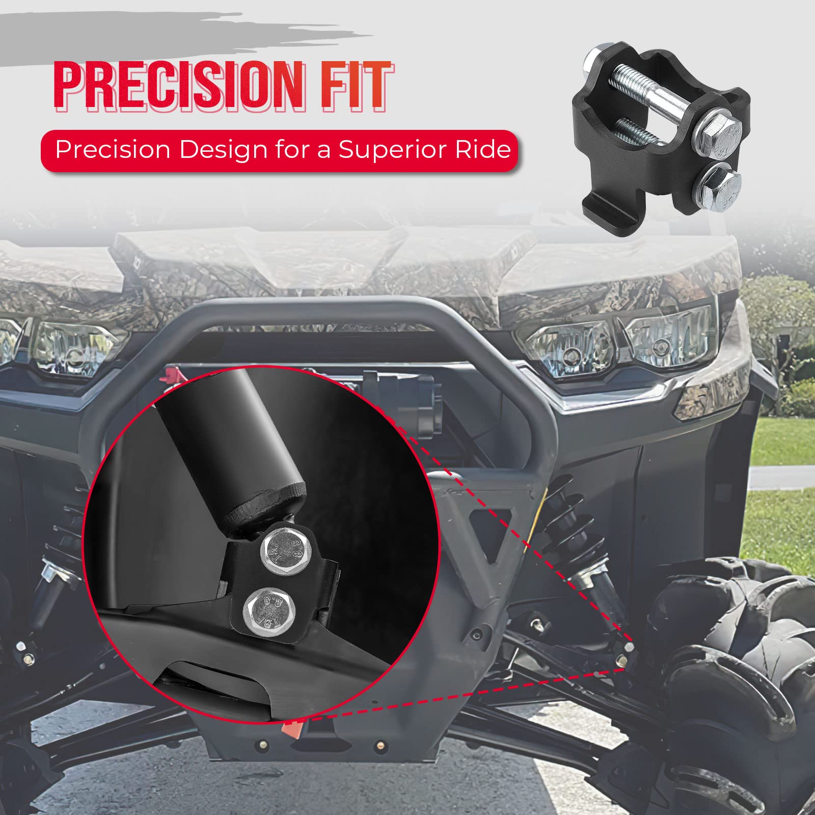 Kemimoto UTV Lift Kit, 2 Inch Lift Kit Compatible with Can Am Defender HD5/ HD8/ HD10/ XMR 500 800 1000 2023 2022 2021 2020 2019