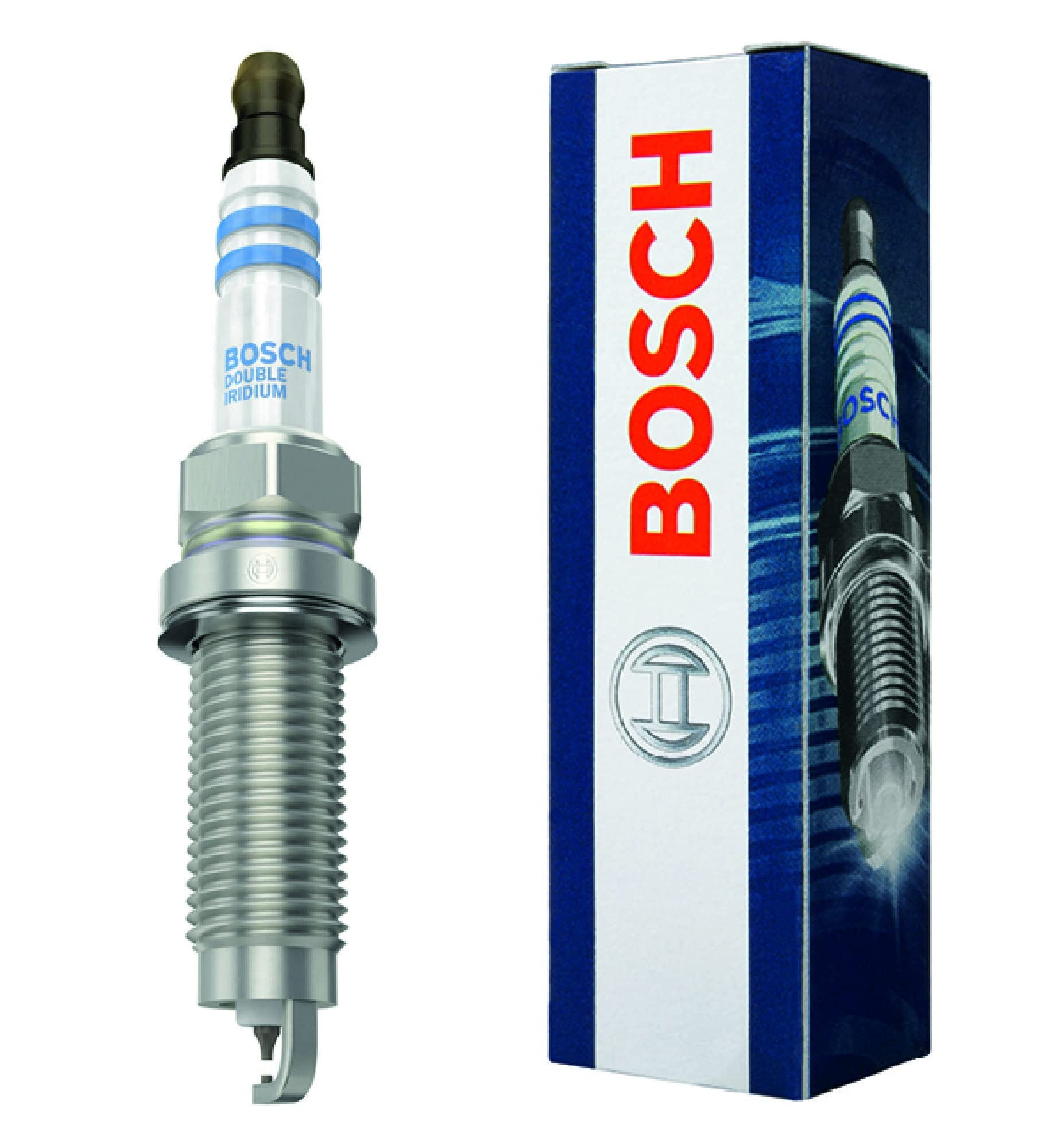 Bosch 9695 Oe Fine Wire Double Iridium Pin-To-Pin Spark Plug - Single