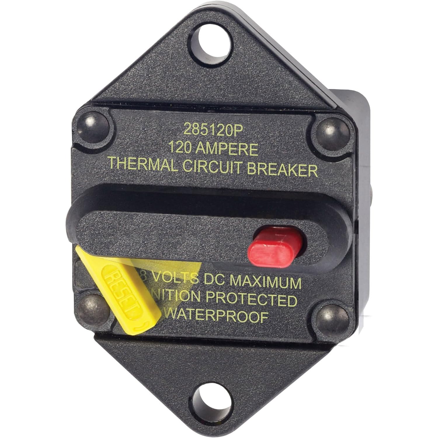 Blue Sea Systems 7088 285Series Circuit Breaker, Panel Mount, 120A