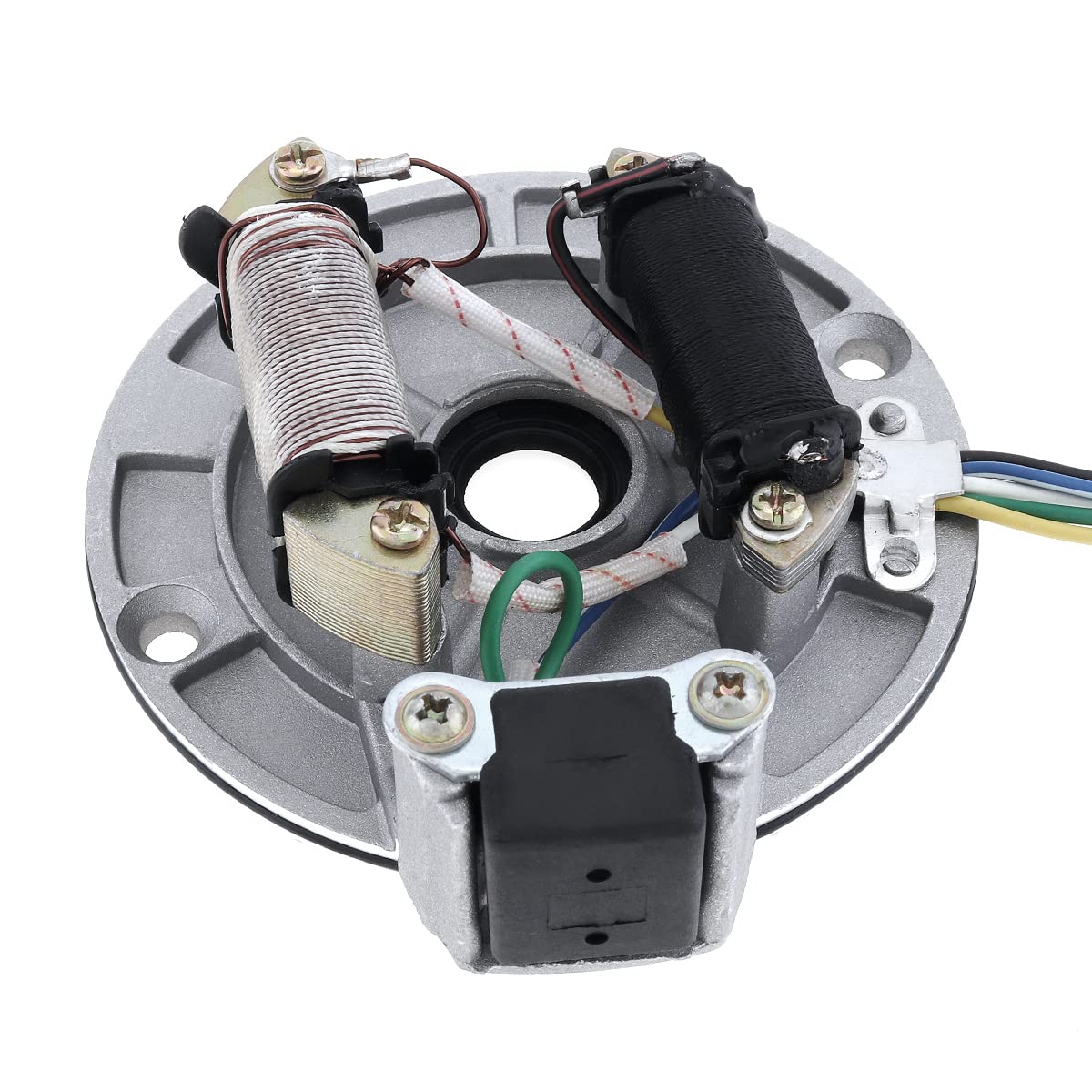 Windance 2 Coil Ignition Magneto Stator Plate For 50Cc 70Cc 90Cc 110Cc 125Cc Chinese Dirt Bike Taotao Kazuma Ssr Baja Atv Quad 4 Wheeler