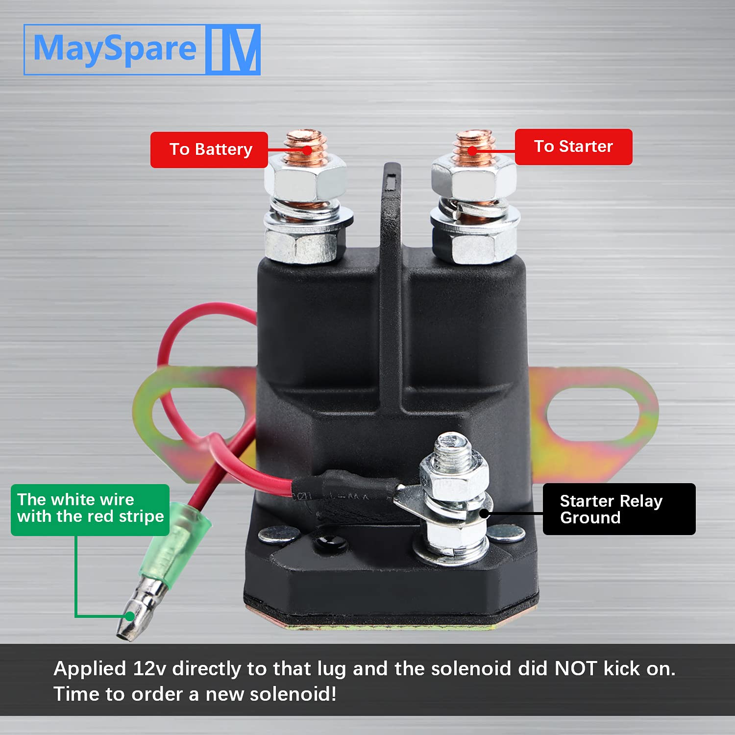 Mayspare Starter Solenoid Relay Switch Fit For Polaris Sportsman 250 300 335 400 500 600 700 Atv Utv