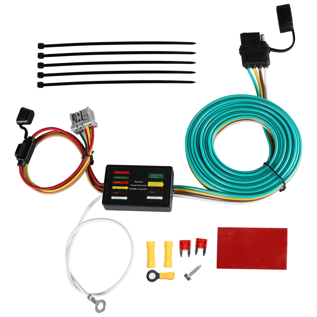 Oyviny Custom 4 Way Trailer Wiring Harness 56161 For Honda Odyssey 2005-2010, Factory Tow Package Required