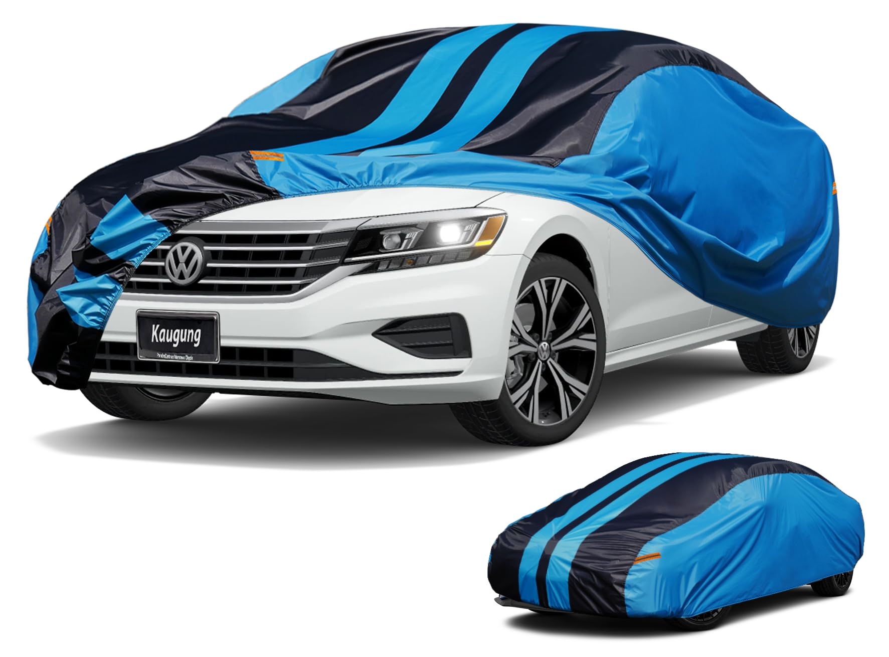 Car Cover Waterproof Custom Fit Volkswagen Passat (2010-2025), Full Exterior Cover for Automobiles Lightweight Resistant Outdoor