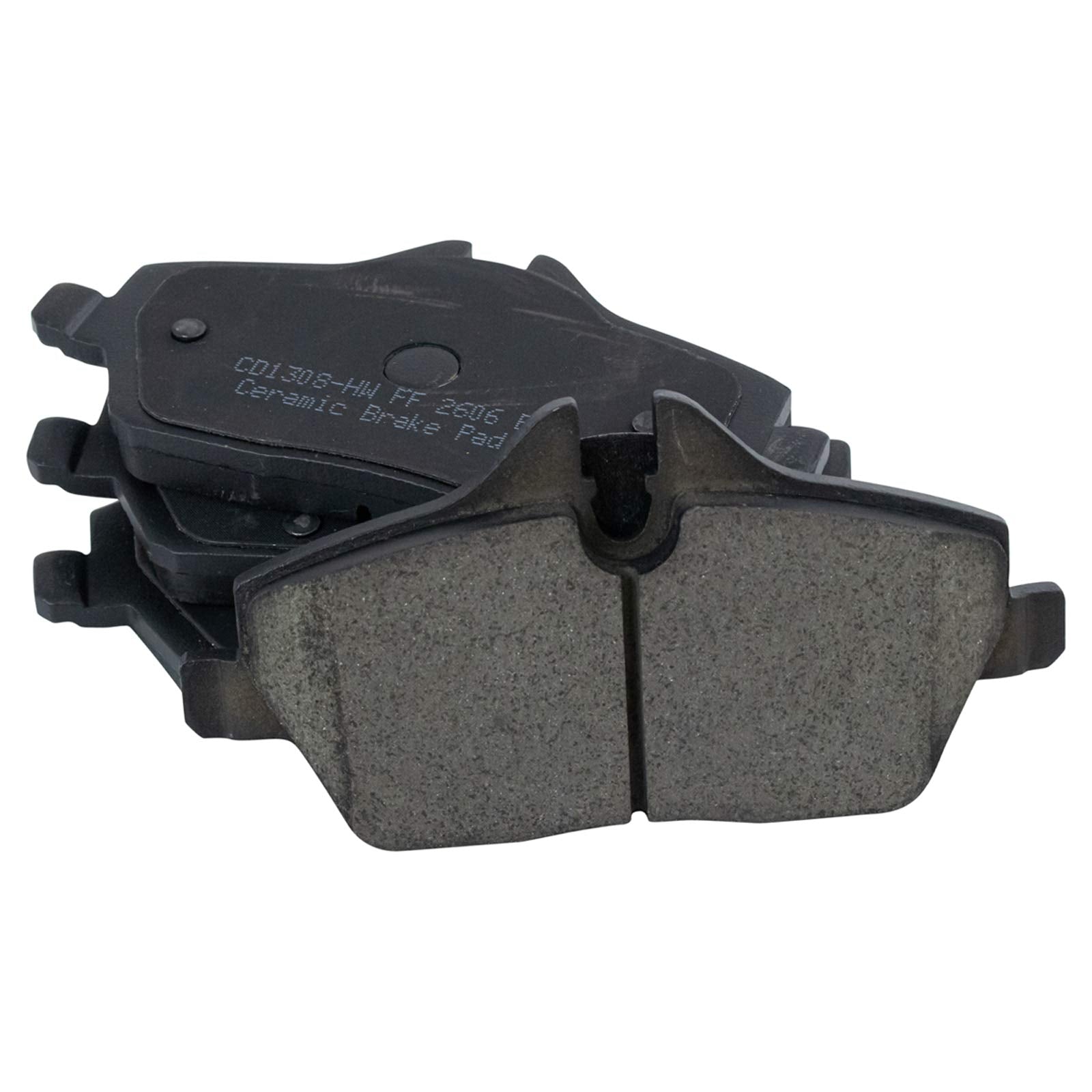 TRQ Front Brake Pads Ceramic Compatible with 2007-2016 Mini Cooper