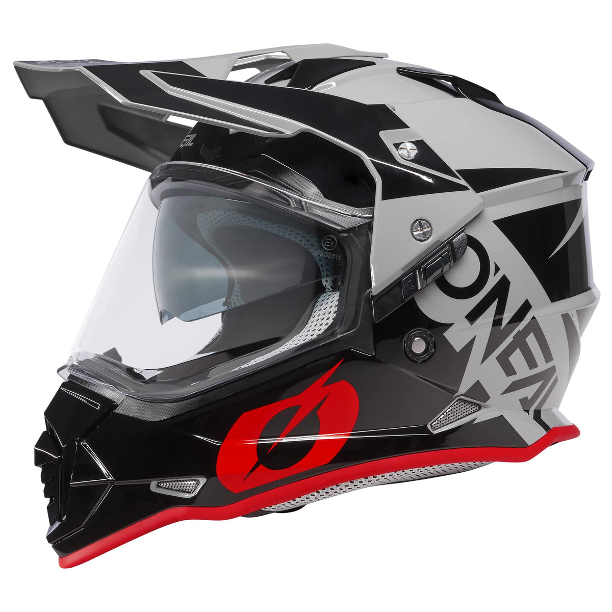 O'Neal Sierra Helmet, Gray/Black/Red Xsm