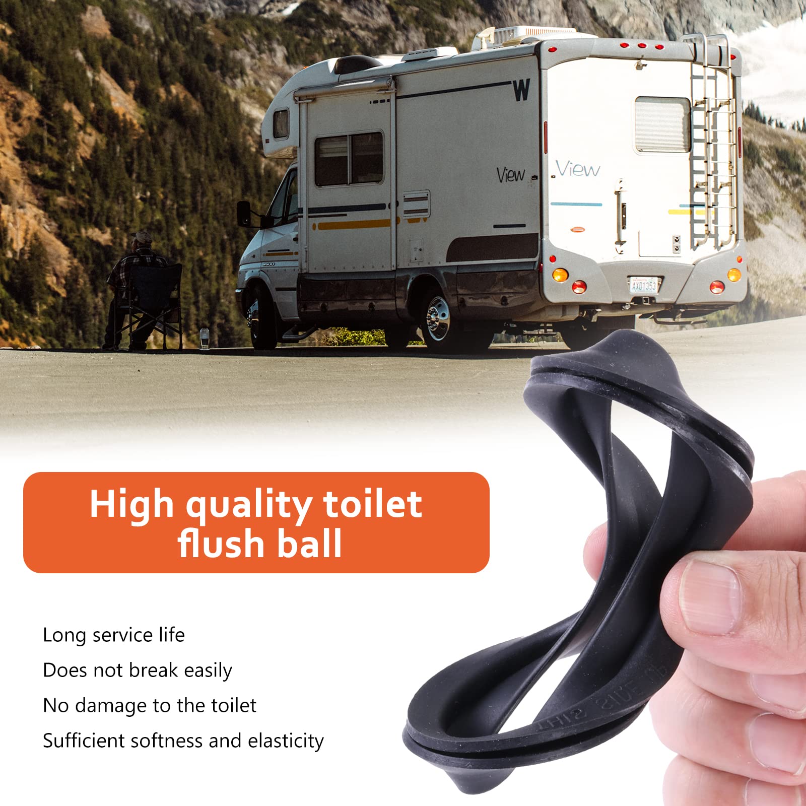 Boeemi Rv Toilet Seal Kit Replacement 385311658 Flush Seal For Dometics 300 310 320 Series Parts Solve The Leakage Problem, 2 Pa