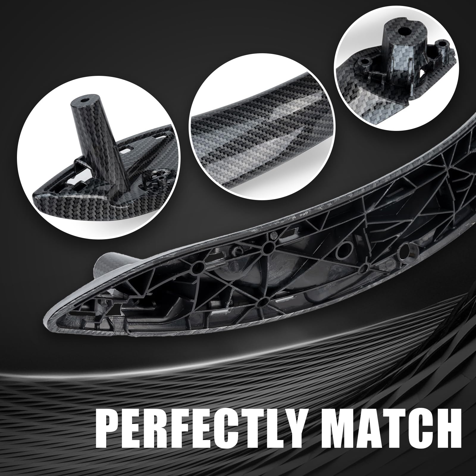 Weileite Front Left Driver Side Interior Inner Inside Door Pull Handle Grab Fit For Bmw 320,328,330,335,M3 F30/F31/F34/F80 3 Ser