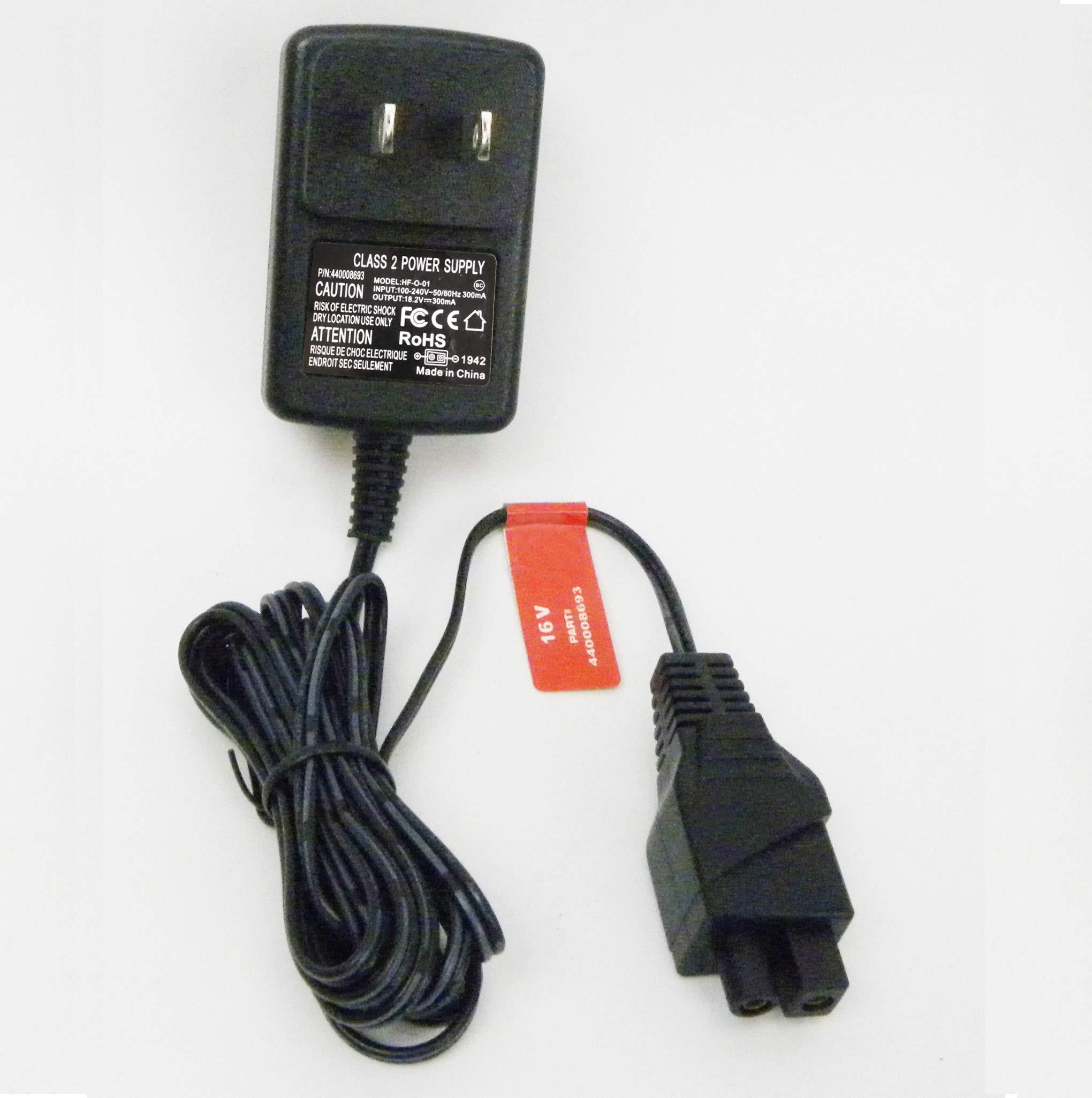 JDK 16V AC Adapter Charger for Dirt Devil Vacuum - Replacement Part 440008693, Compatible and Reliable Charging Solution