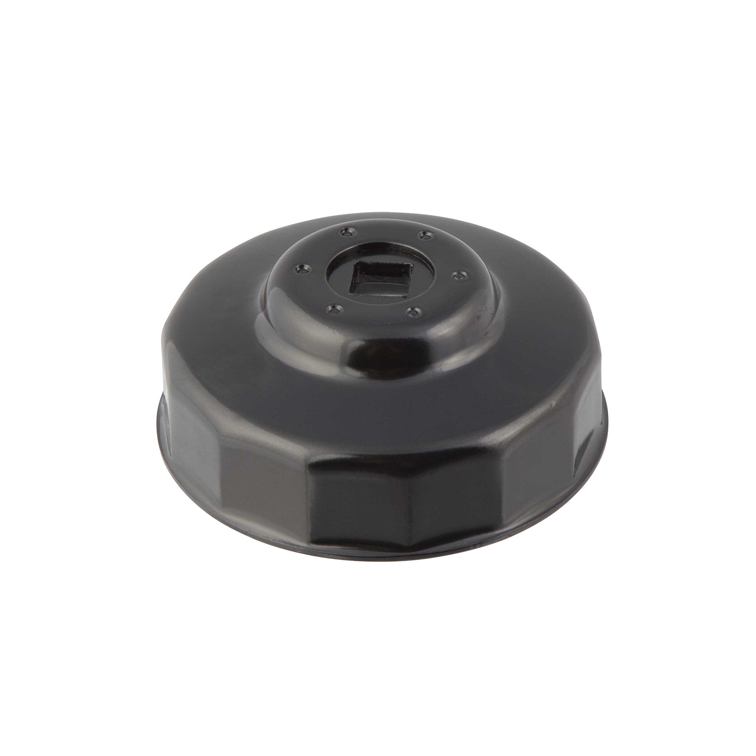Steelman Low Profile Oil Filter Cap Wrench Socket 74mm x 14 Flute, 3/8-inch Drive, Heavy Duty Chrome Vanadium Steel