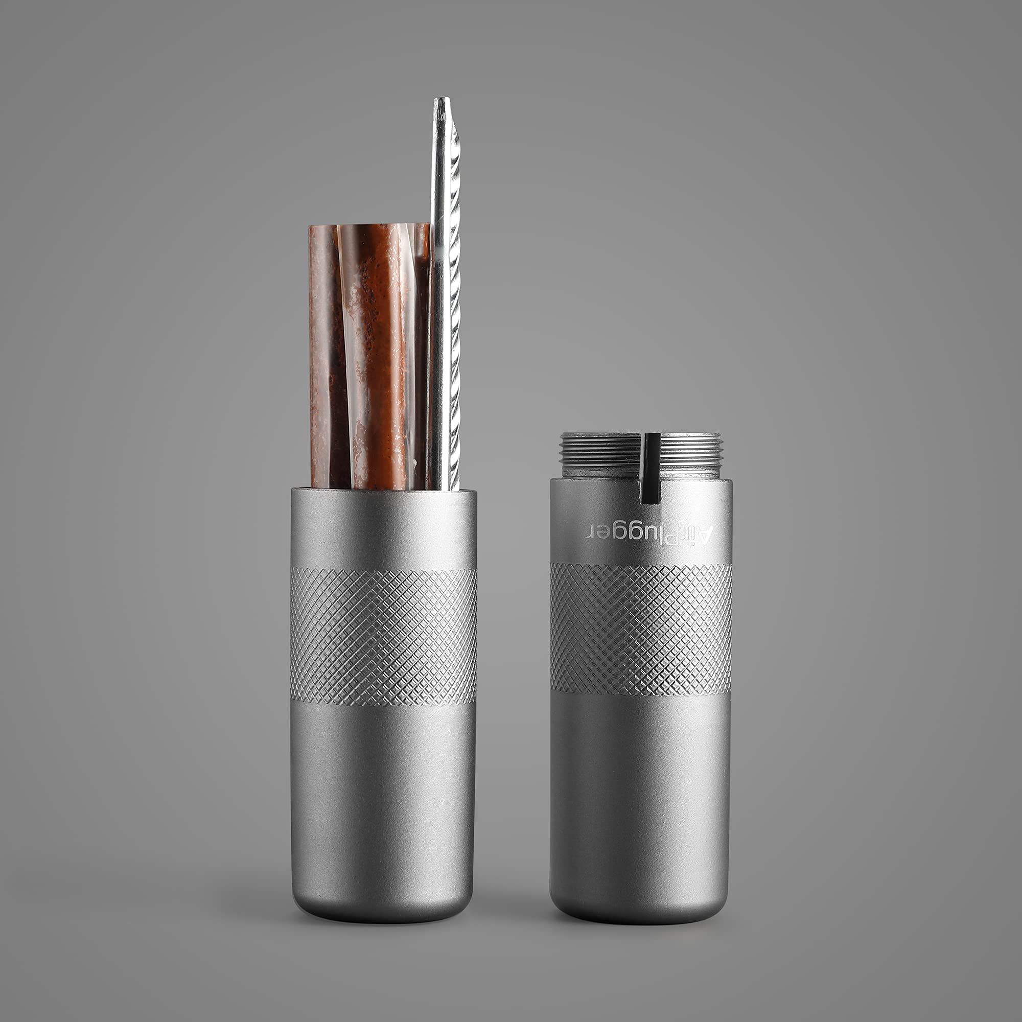 Ari Airplugger, A Compact Tire Repair Kit, Silver, One Size