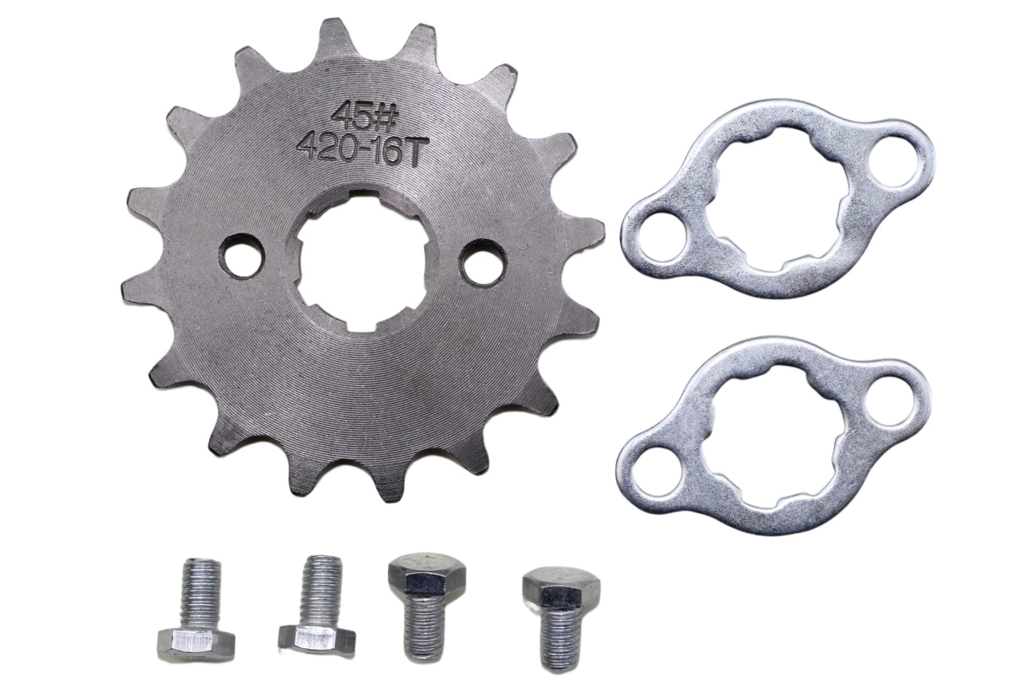 Trkimal Motorcycle 420-16T Front Sprocket 20Mm For 50Cc 70Cc 90Cc 110Cc 125Cc Dirt Pit Bike Mini Bike Taotao Roketa Coolster Sun