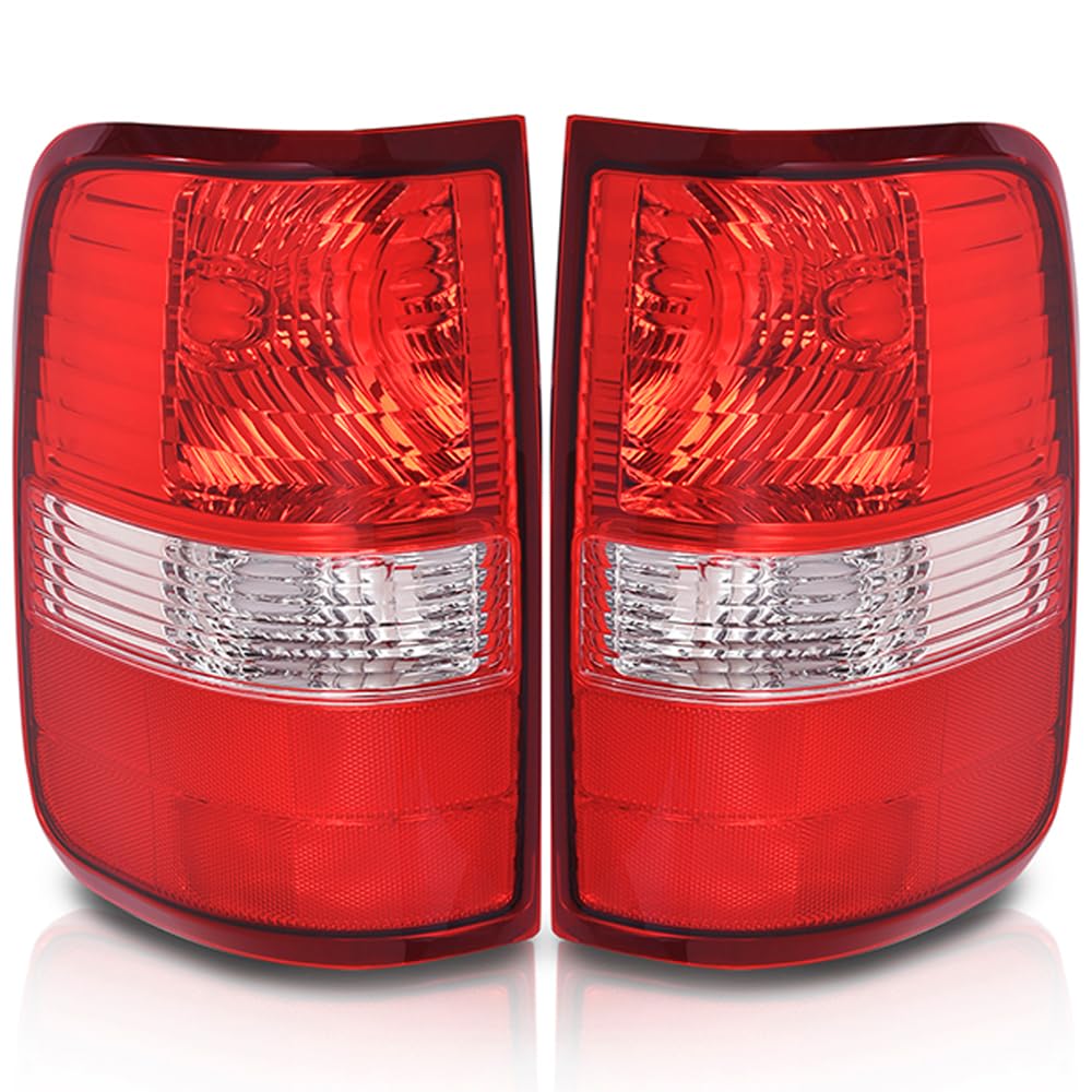 Pit66 Tail Lights Compatible With Ford F150 2004-2006 Rear Light Lamp Assembly Drive & Passenger Side
