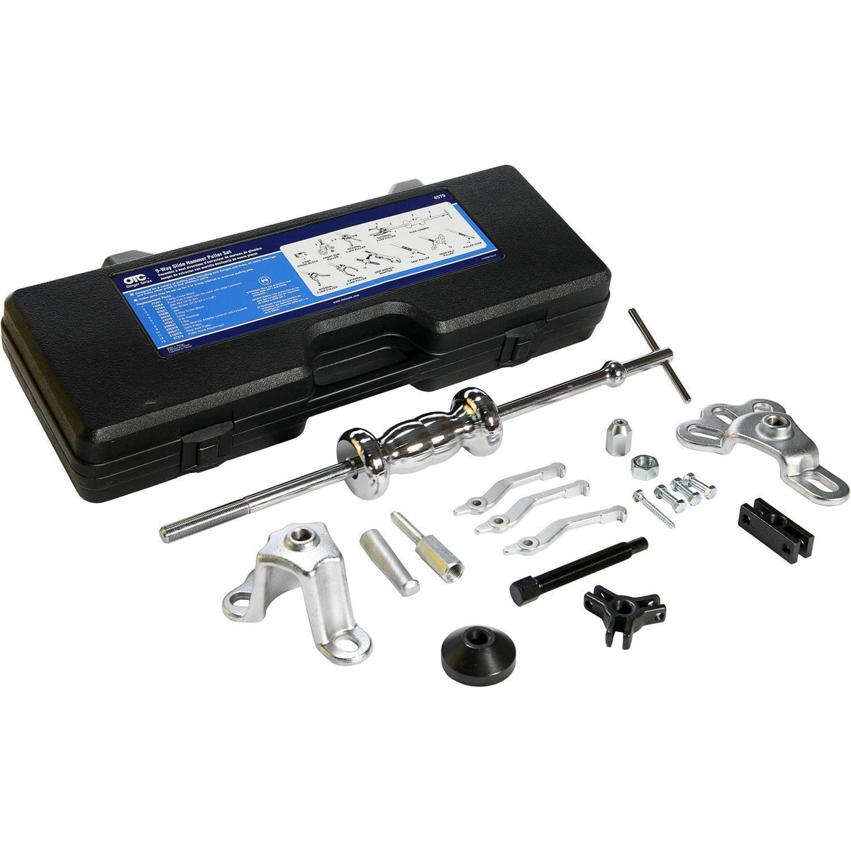 Otc 4579 9-Way Slide Hammer Puller Set , Black