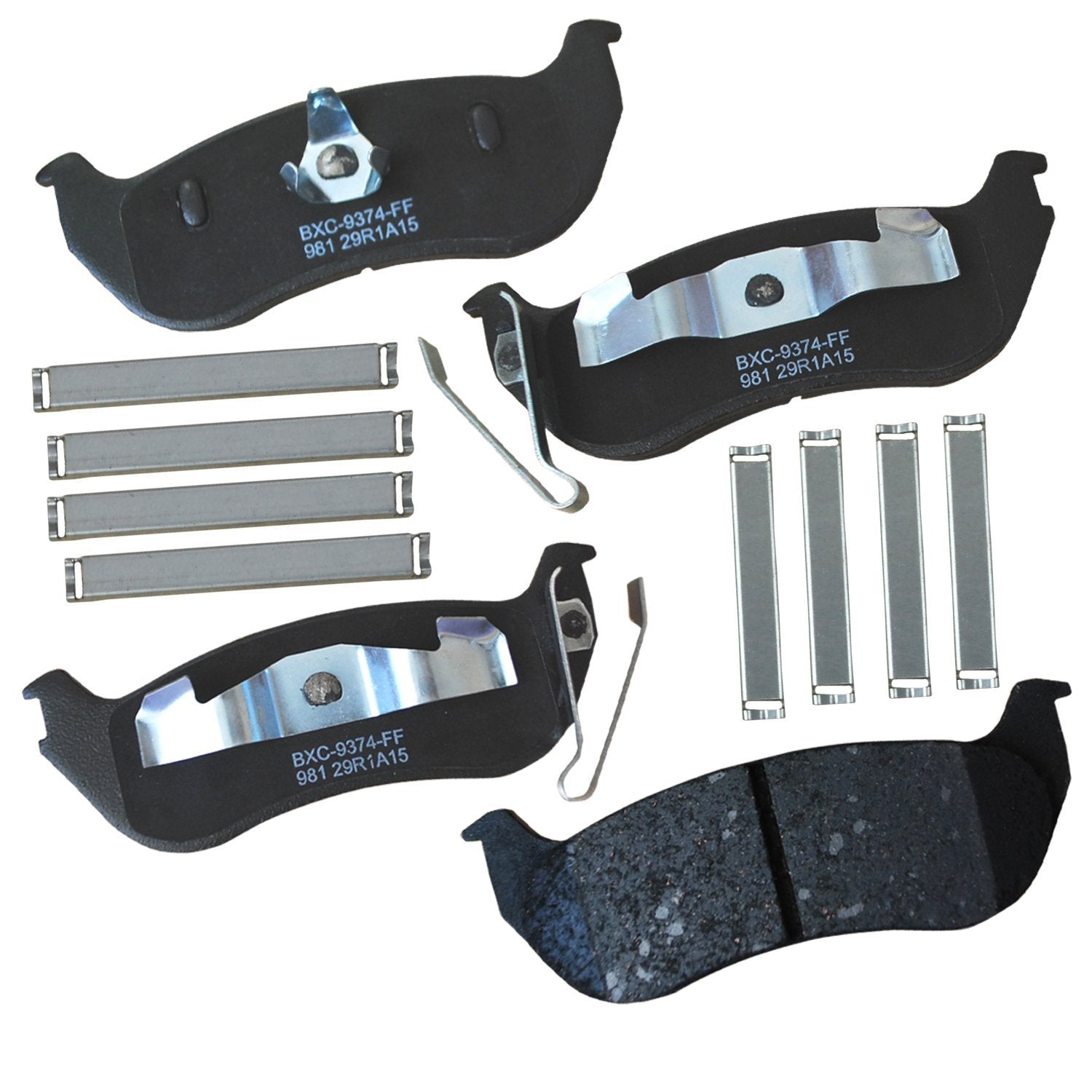 Bendix Premium Sbc981 Ceramic Rear Brake Pads For Jeep Liberty 2007-2003, Tj 2006-2004, Wrangler 2006-2004
