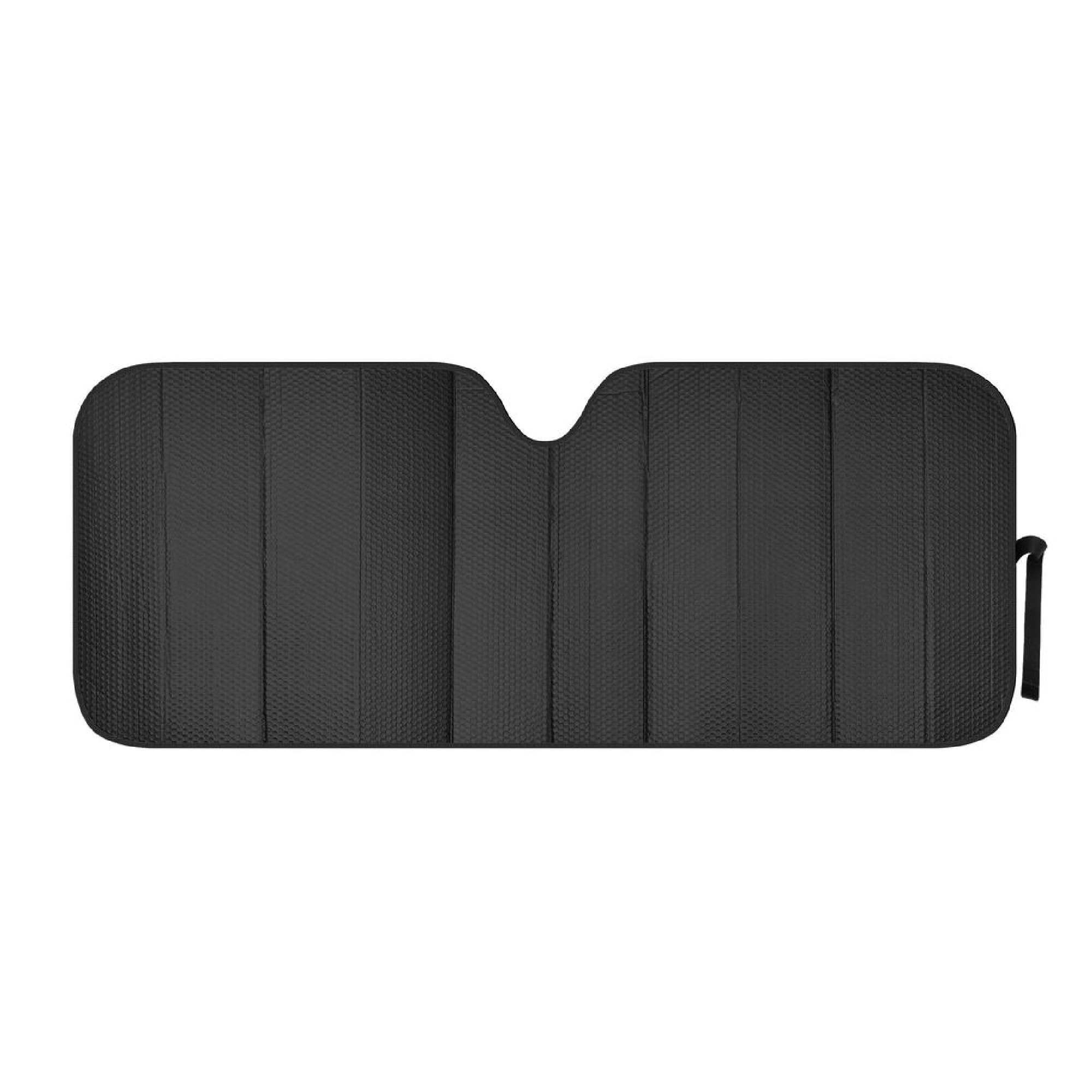 Motor Trend Accordion Black Car Windshield Sun Shade - Car Sun Visor Sun Shade For Windshield - Window Shades For Suv & Truck -