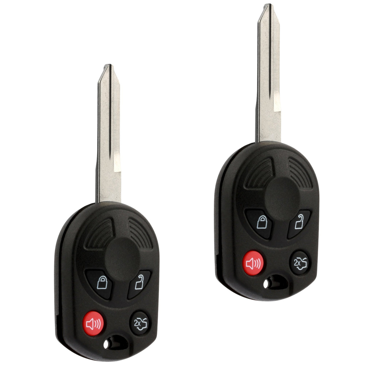 Key fits Ford Edge Escape Expedition Explorer Flex Five Hundred Focus Fusion Mustang Taurus Navigator Keyless Entry Remote Fob (
