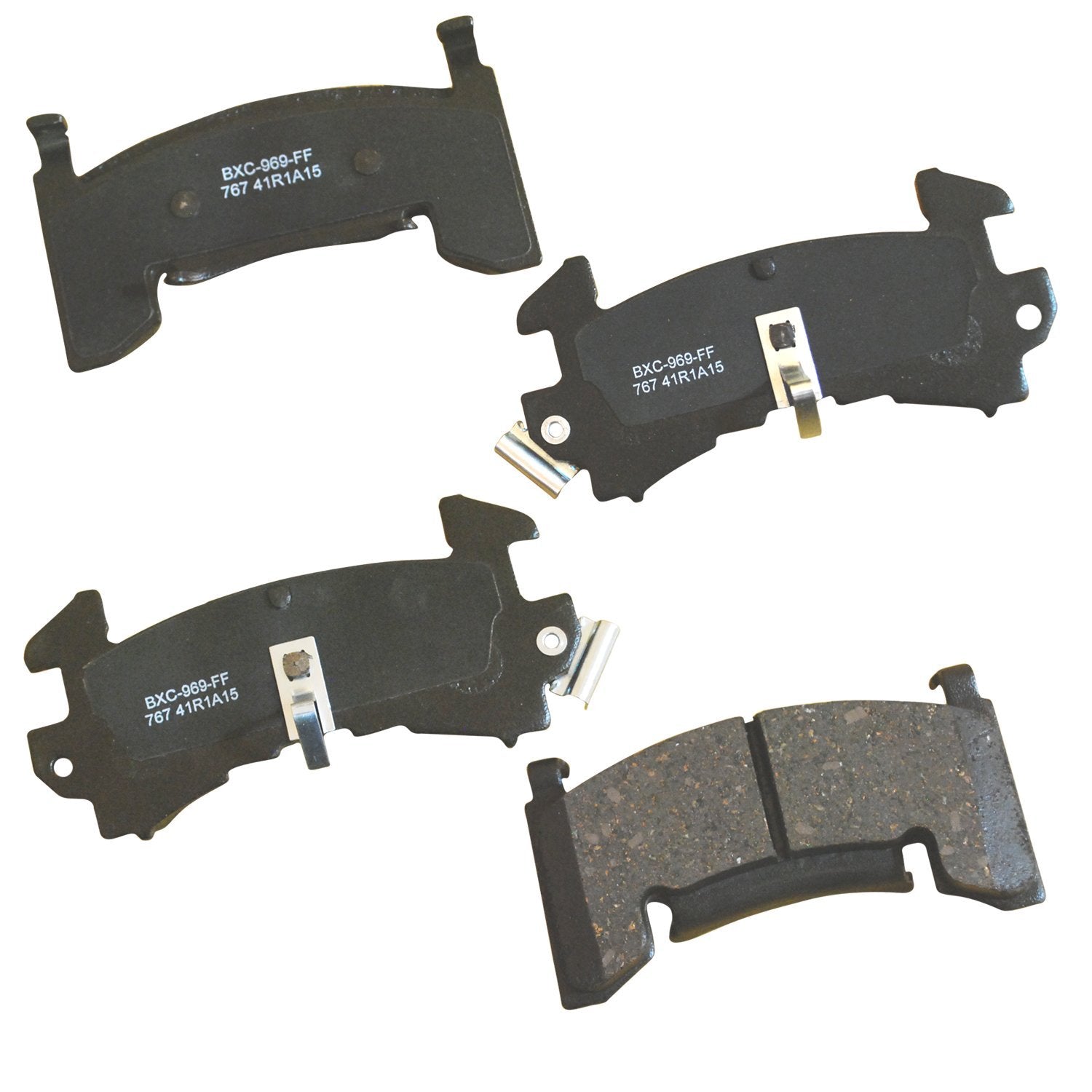 Bendix Premium Sbc767 Ceramic Front Brake Pads For Chevrolet Blazer 1997, S10 1997, Gmc Jimmy 1997, Sonoma 1997, Isuzu Hombre 19