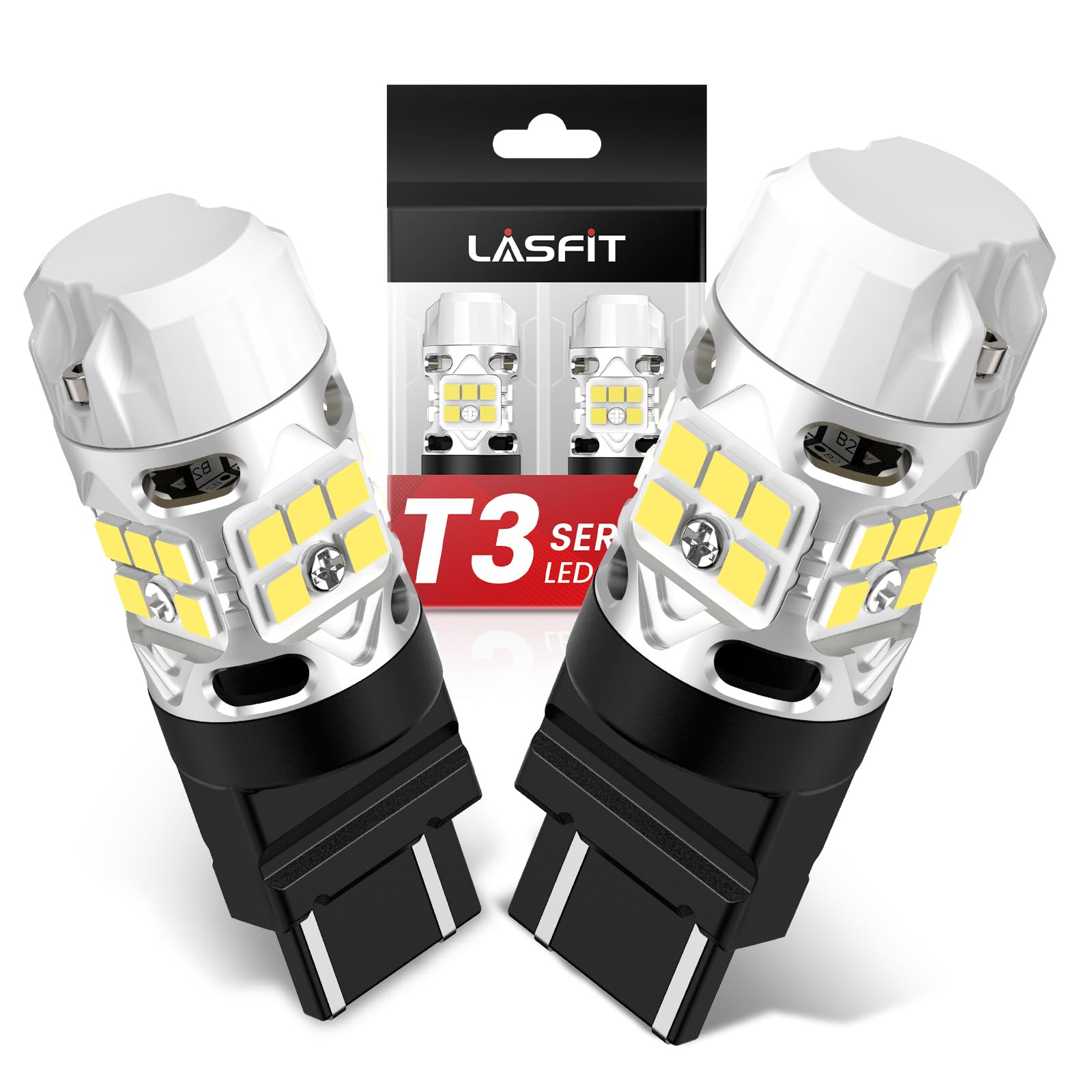 Lasfit T3 Wt21W Led Bulb Backup Reverse Light Wt21 Wt21W/7W Canbus Error Free For 2022 2023 2024 Ford Maverick Xl Xlt Lariat Acc