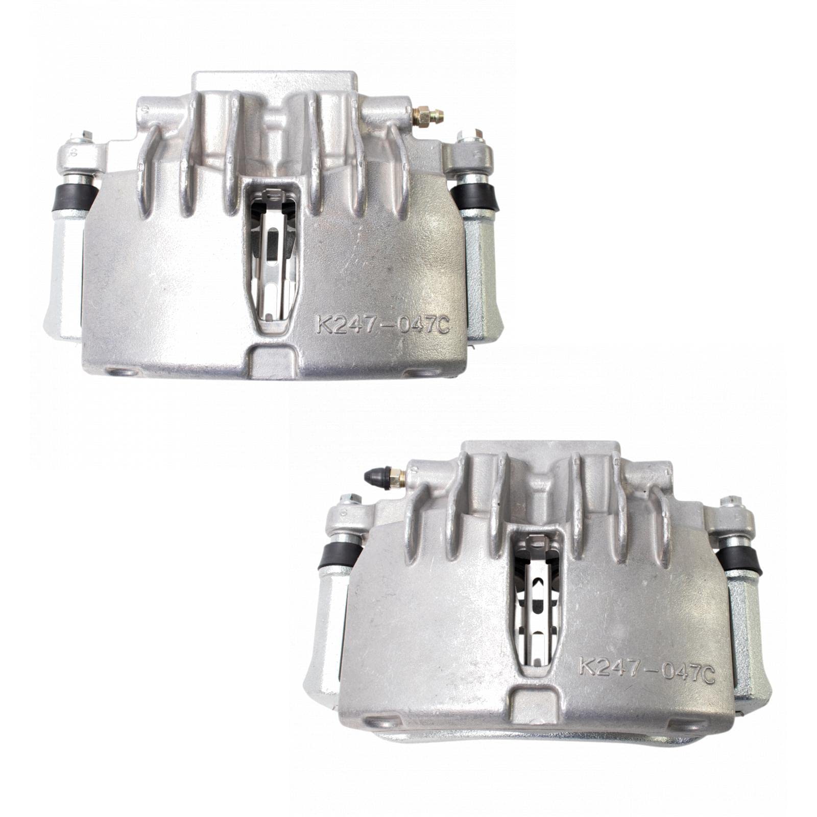 Trq Front Brake Caliper Set Compatible With 2003-2004 Ford Mustang